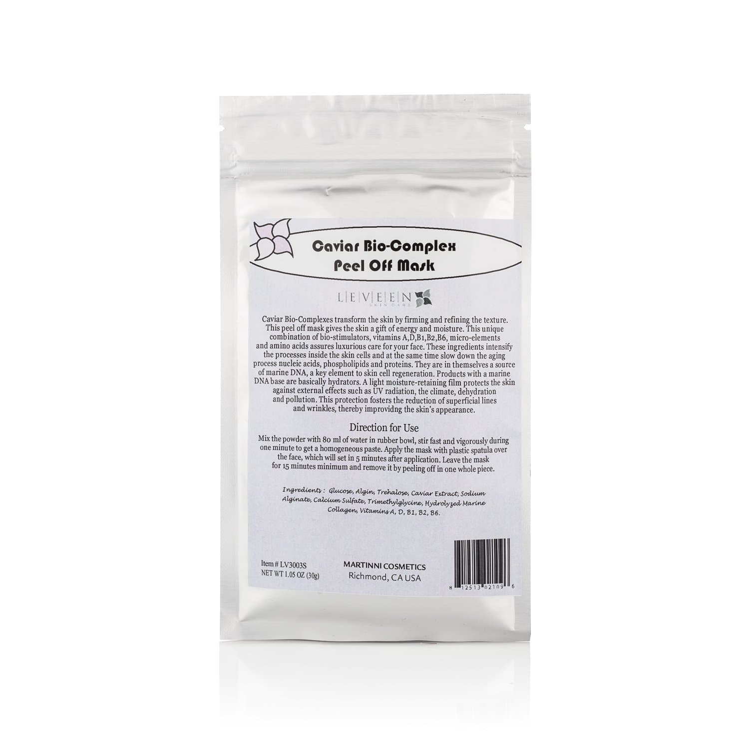 Leveen Caviar Bio-Complex Peel Off Mask, 1.05 oz.