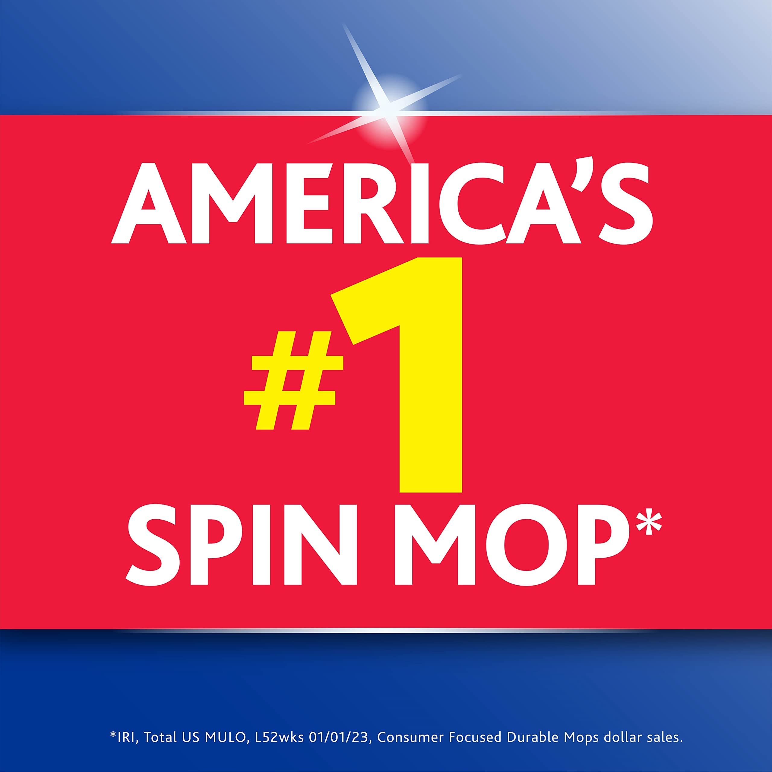 O-Cedar 791484217946 Easy Squeeze Spin Mop and Bucket System