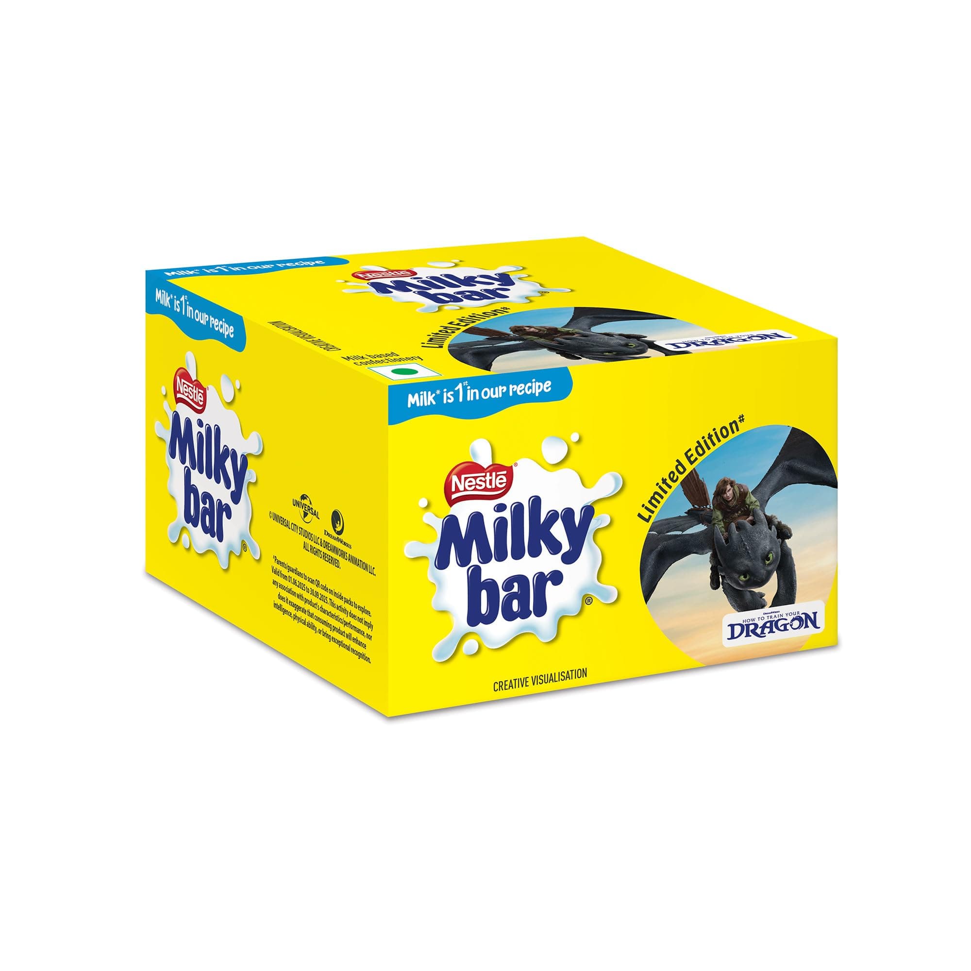 Yummy Creamy Treat, Made with Milk, (30 Units x 12.5g / 13.2g), Pack of 2, 750g / 792g, Box (Product Weight May Vary)