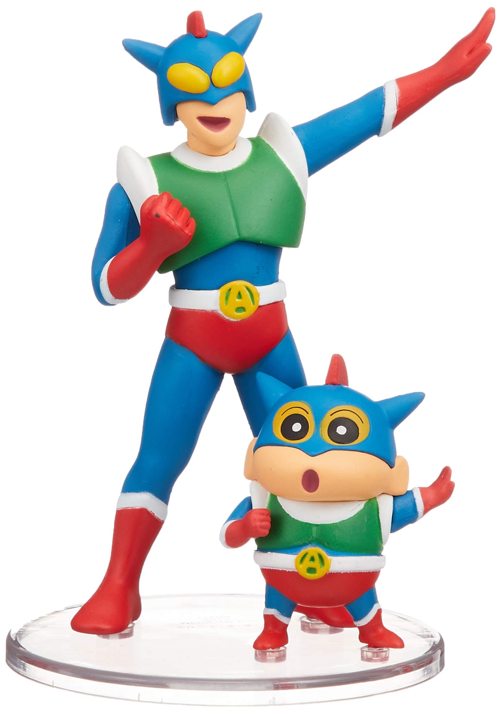 MEDICOM TOY UDF Crayon Shin-chan Action Mask & Action Mask Shin-chan (PVC Figure) Full Height About 9.4cm /4.3cm
