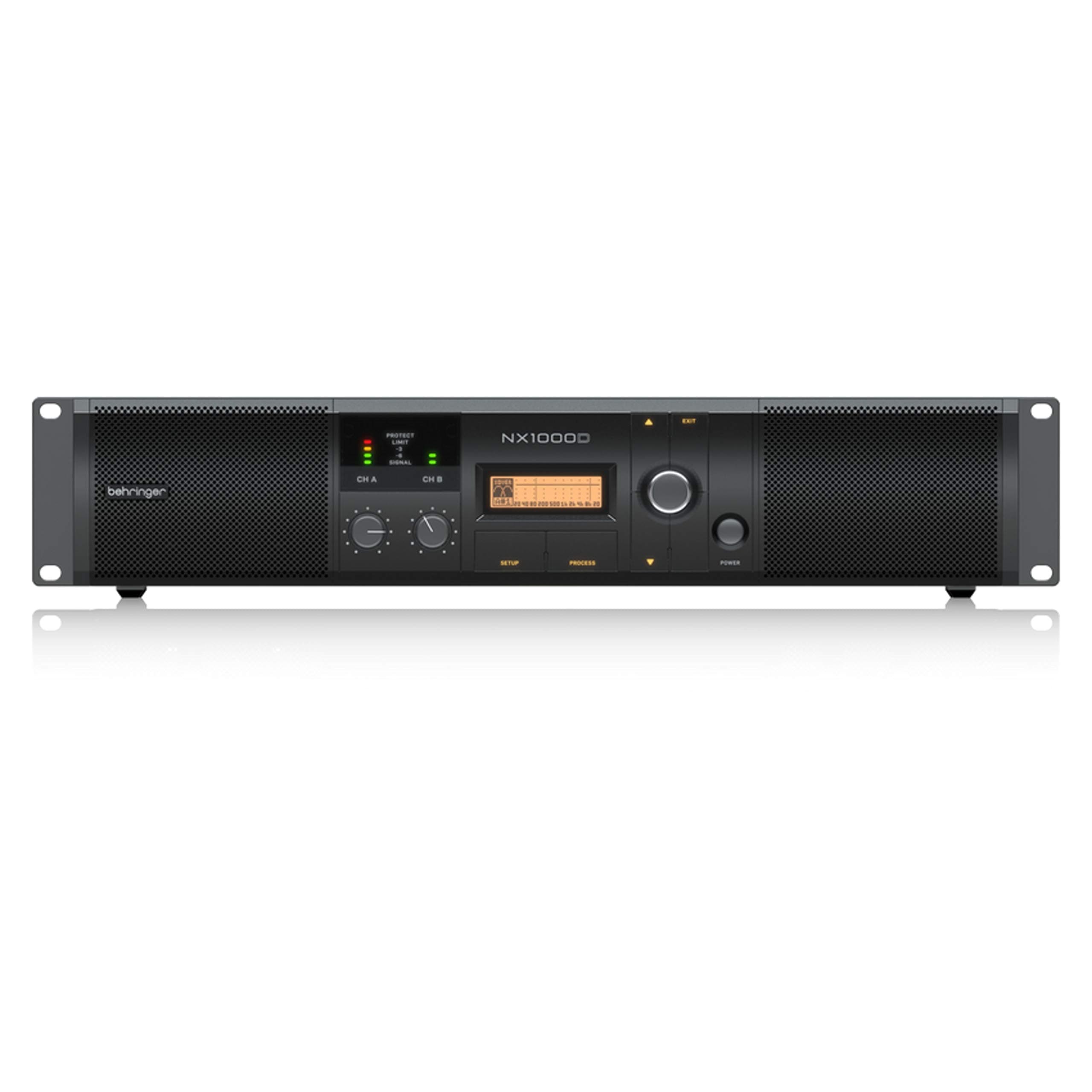 NX1000D Ultra-Lightweight 1000 Watt Class-D Power Amplifier with DSP Control and SmartSense Loudspeaker Impedance Compensation