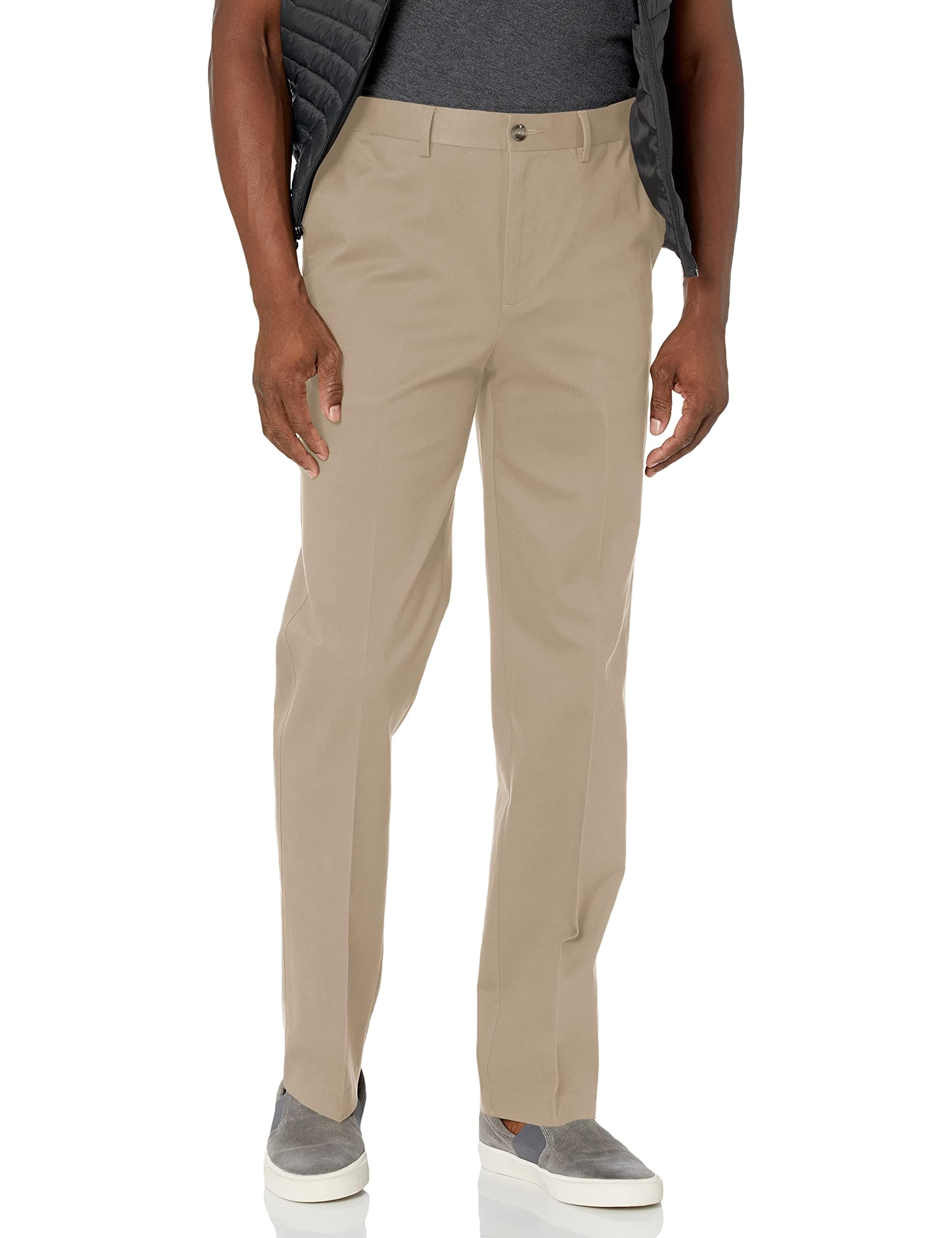 Men's Ultimate Performance Stretch Chino Pants with Expandable Waist, Wrinkle Resistant (Available in Big & Tall)