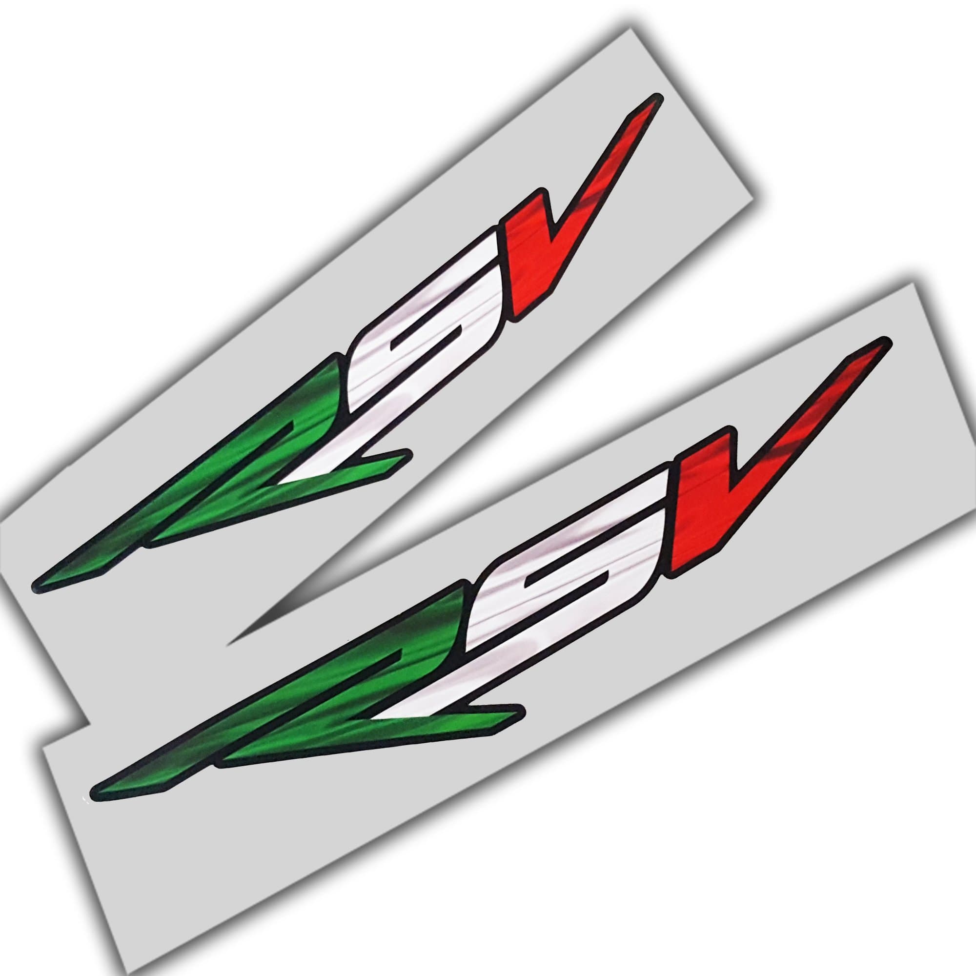 ZionDesigns Aprilia RSV Italian flag style stickers decals graphics x 2 SMALL