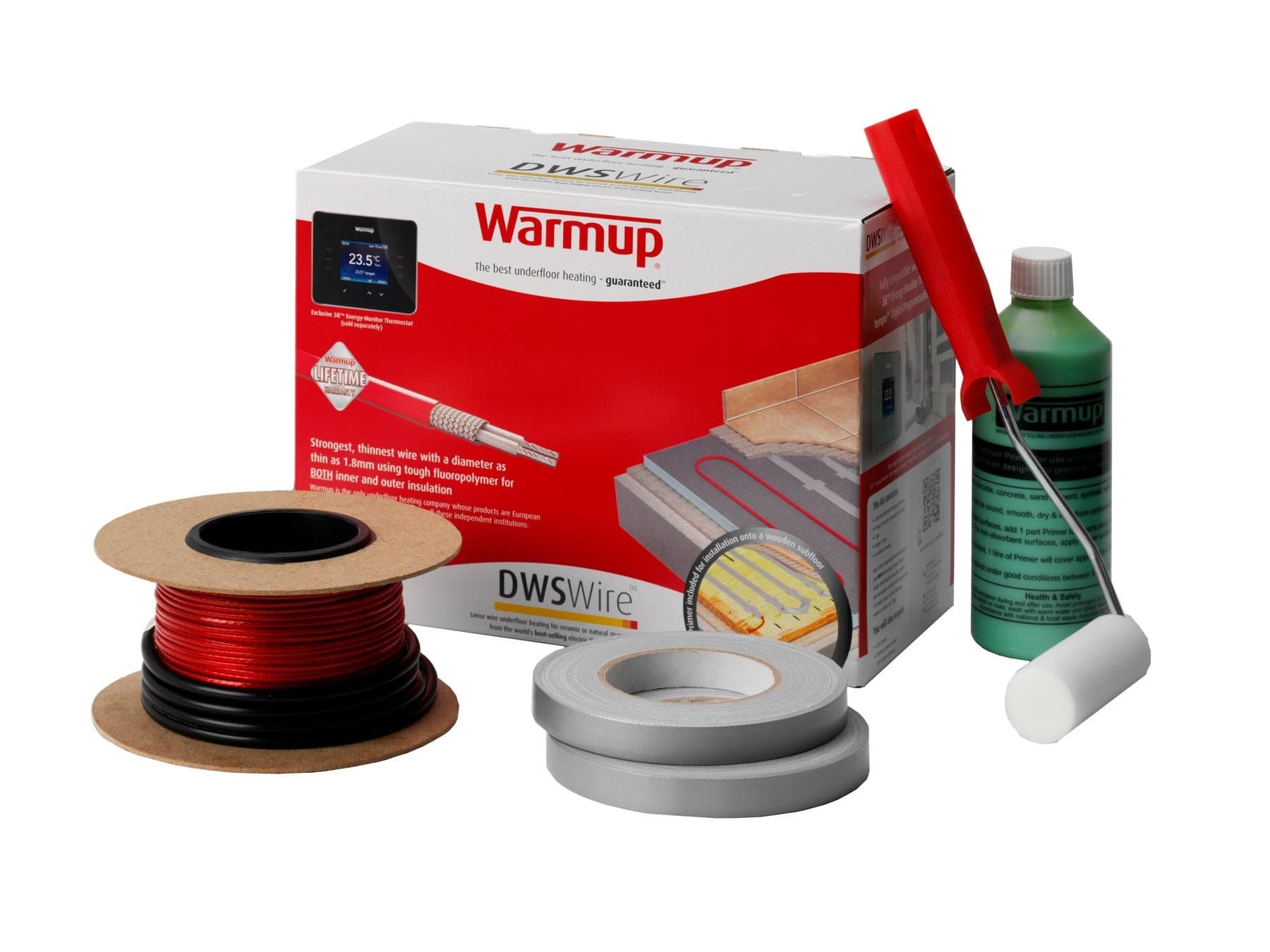 Warmup Loose Wire Electric Underfloor Heating Kit - 150w/m² (2.5m²)