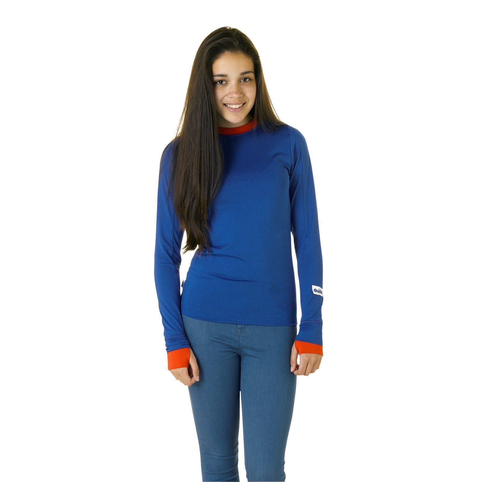 Girl Guides Uniform Long Sleeve Top (28) Blue