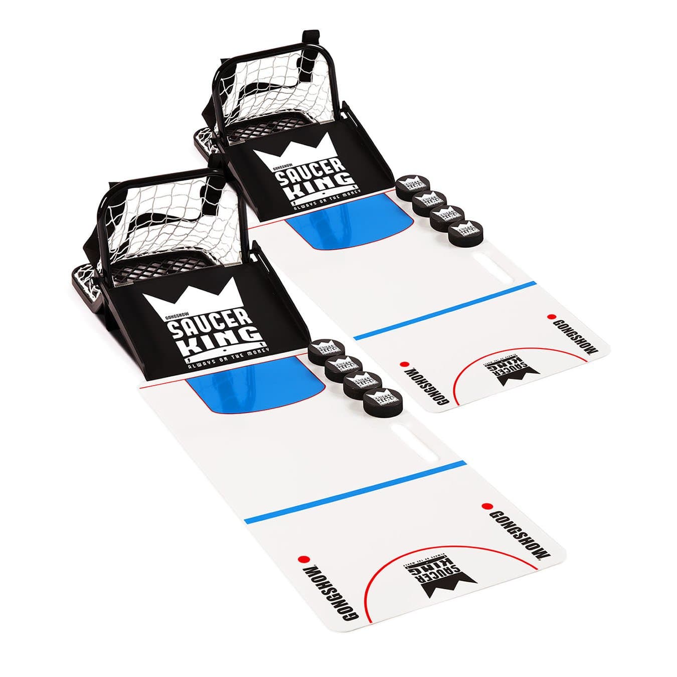 GONGSHOW Saucer King Backyard Hockey Game and Training Set - Made in Canada