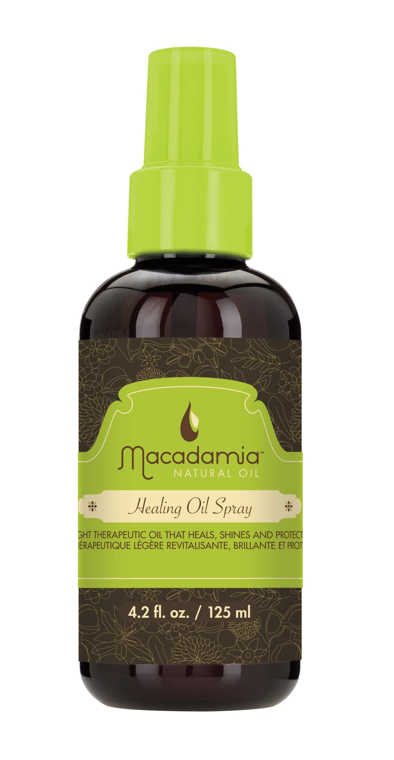 Macadamia Natural Healing Oil Spray – Lightweight Nourishing Hair Oil Mist for Shine, Smoothness & Frizz Control, 4.2 oz