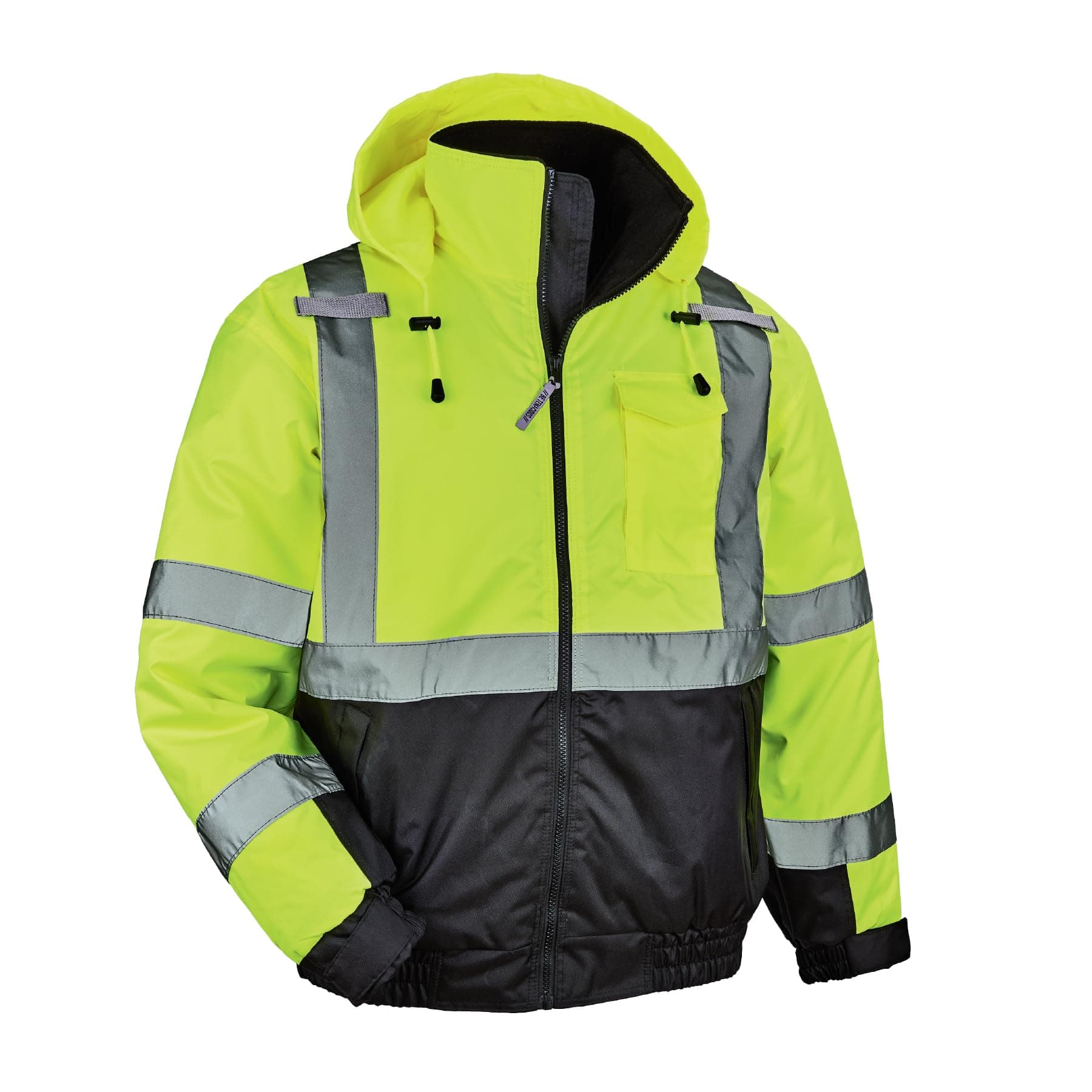 Ergodyne Unisex Glowear 8377 Hi Vis Winter Bomber Jacket (Pack of 1)