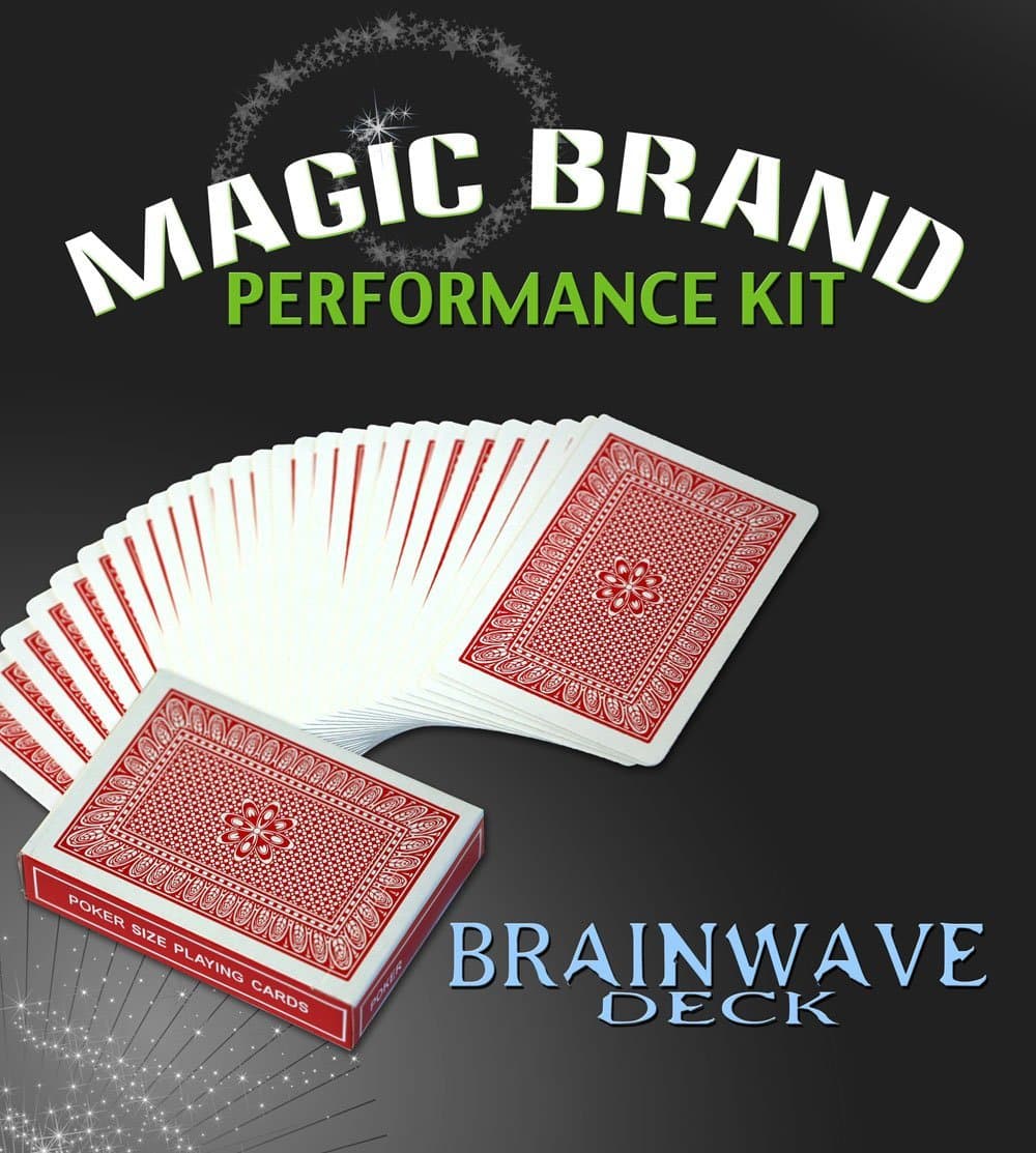 MAGIC Brainwave Poker Size Deck--Red Back Brand