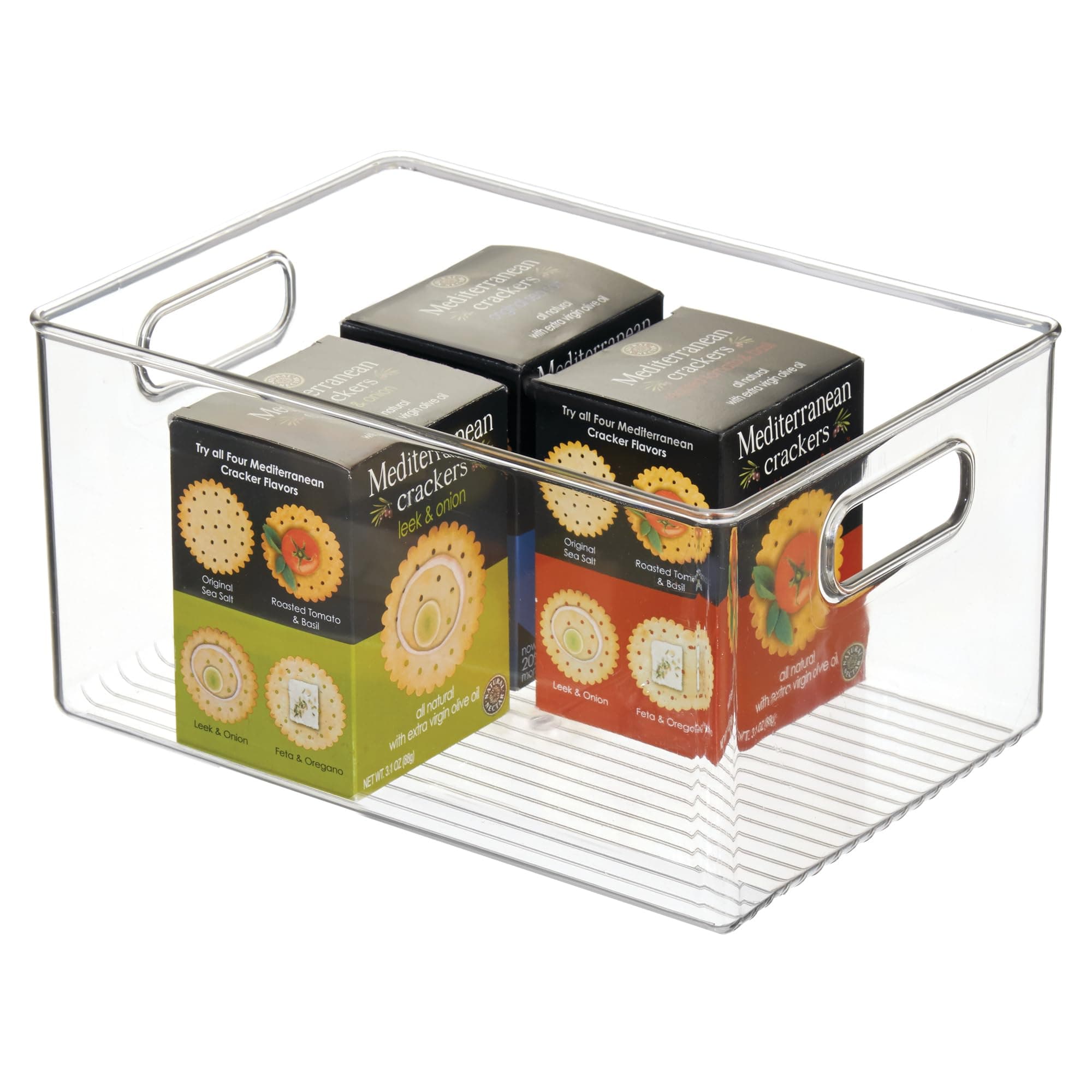 Recycled Plastic Pantry Storage Bin – Linus Collection - Clear