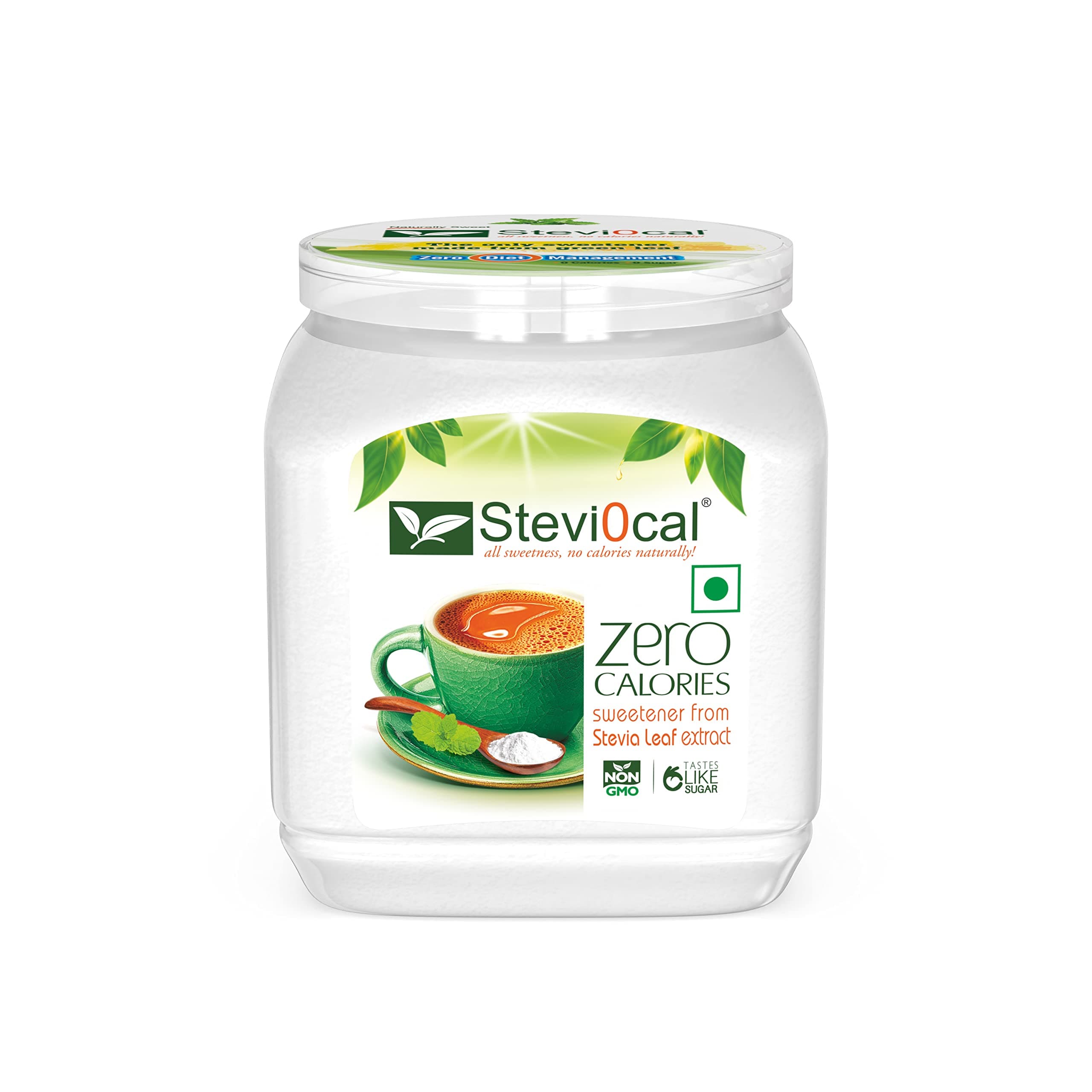 Sponsored Ad - Stevia Sweetener Powder | 100% Sugar Free Natural | Zero Calorie for Weight Management, Diet, Diabetic Friendly | 480 gm Jar