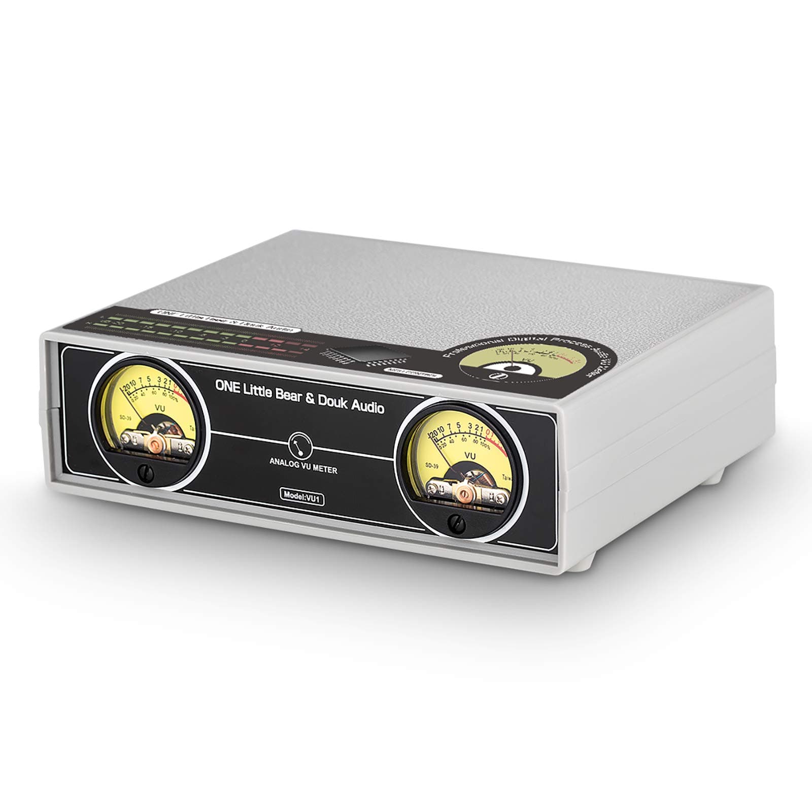 Douk Audio VU1 Analog VU Meter, Sound Level Indicator with Panel DB for Amplifier/Preamp