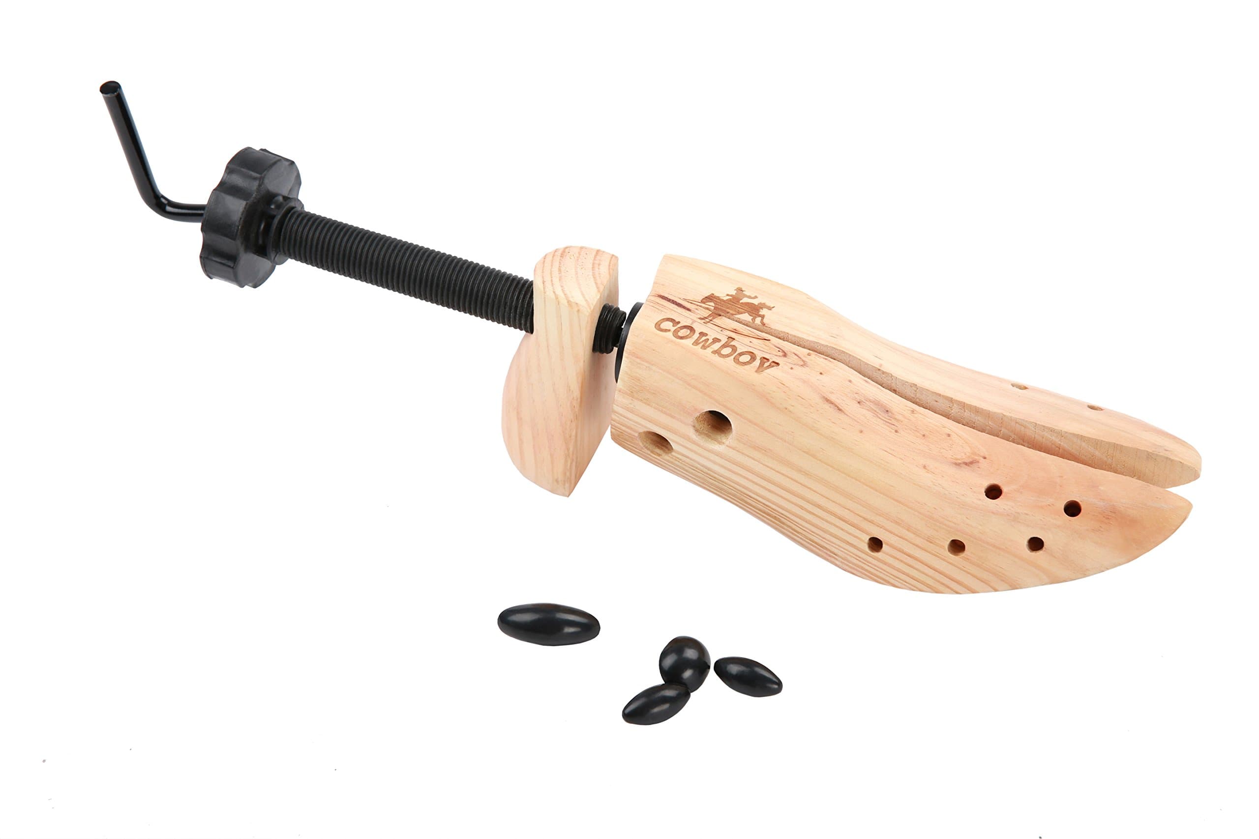 Two-Way Wooden Shoe Stretcher - Adjustable Russian Spruce Shoe Trees – Shoe Stretcher with Shoe Horn for Men and Women(1pc) (Unisex Medium ( US 8.5 - 12 / UK 6.5 – 11.5 / EU 3)