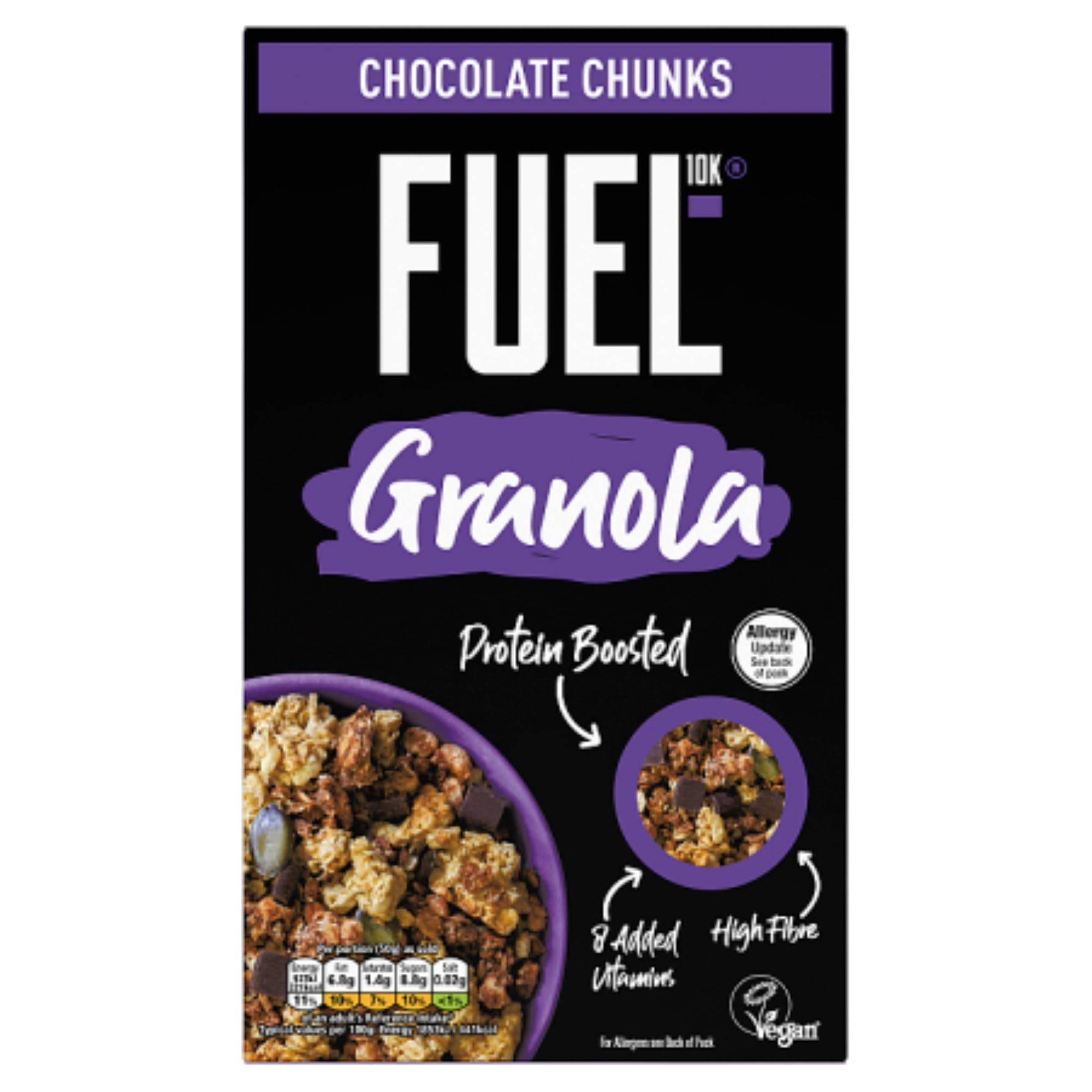 FUEL10K Protein Boosted Granola, Chocolate, 400 g
