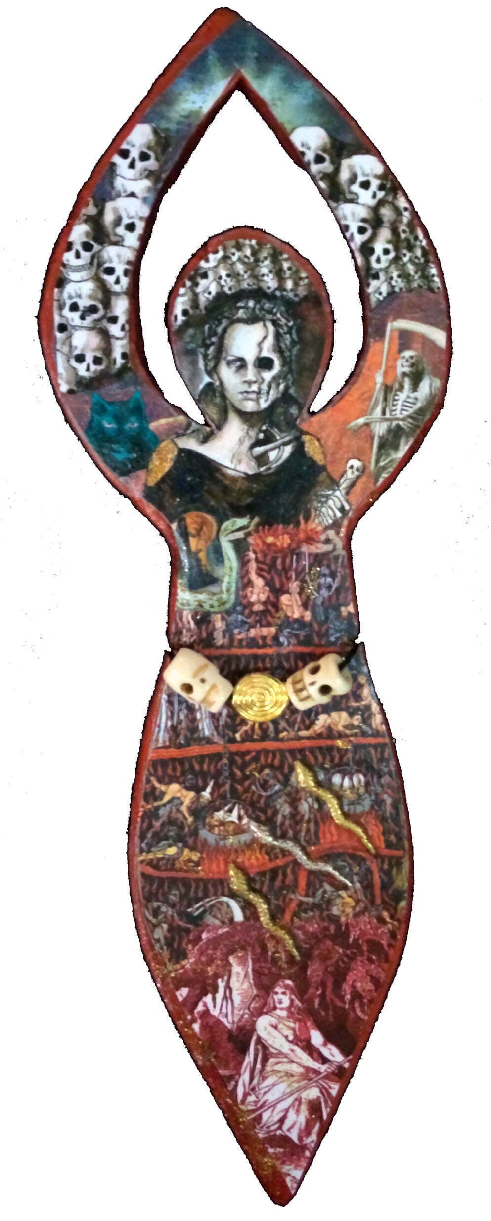 Hel, Hella, Holle, Hulda, Norse Teutonic Queen & Ruler of the Underworld