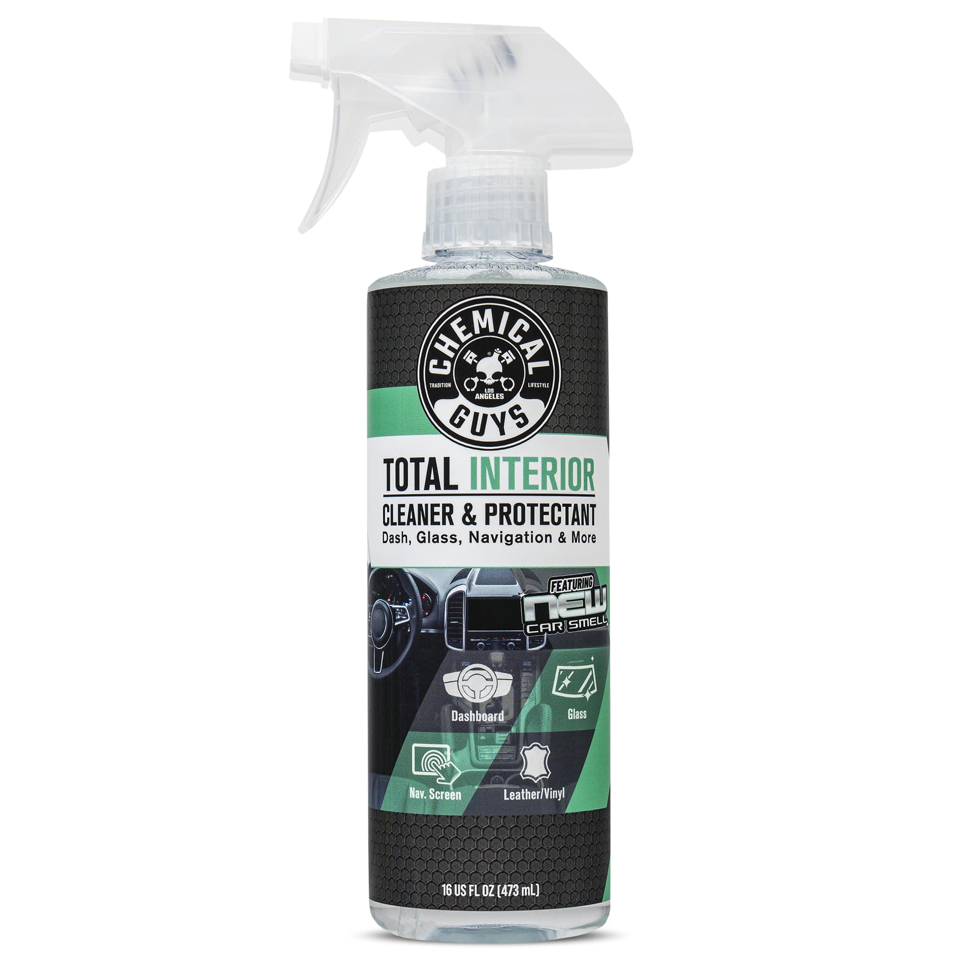 SPI23416 Total Interior Cleaner and Protectant, New Car Smell, (Safe for Cars, Trucks, SUVs, Jeeps, RVs & More) 16 fl oz