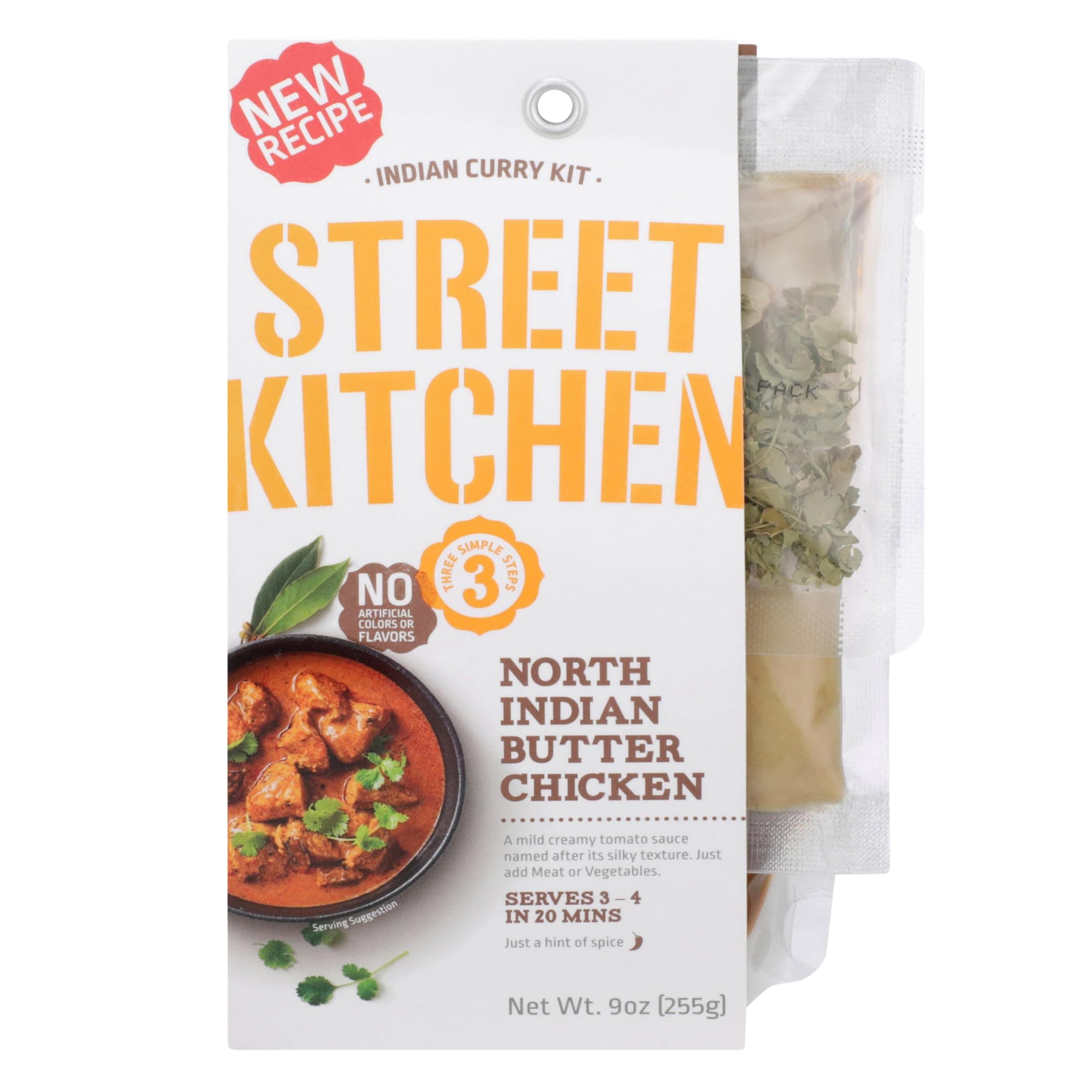 Street Kitchen Butter Chicken Sauce - North Indian Butter Chicken Curry Kit -...