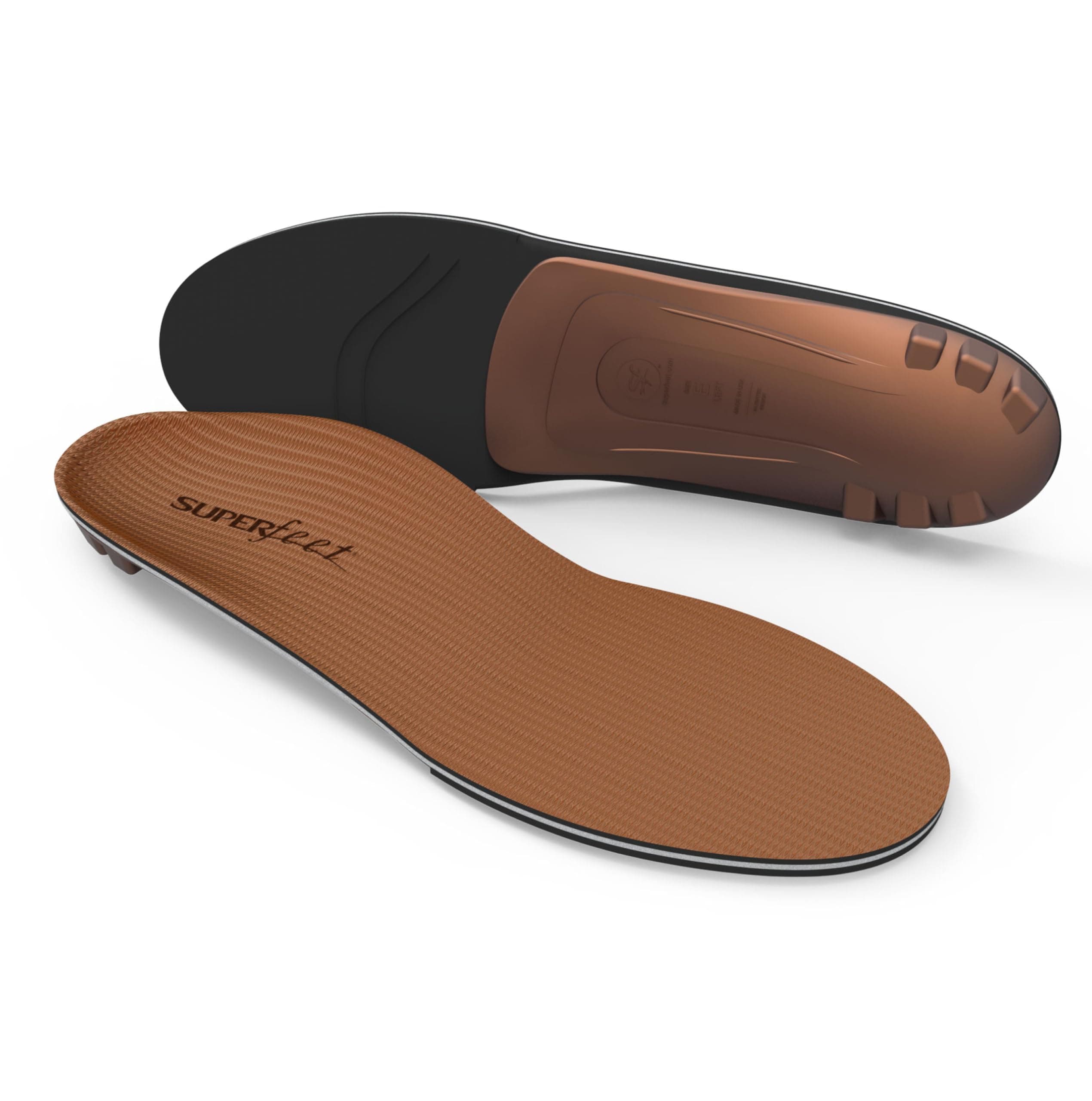 All-Purpose Memory Foam Support Insoles (Copper) - Trim-to-Fit Cushioned Arch Support Shoe Insert - Professional Grade - 11.5-13 Men / 12.5-14 Women