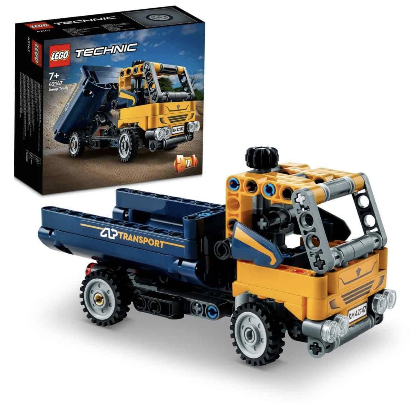 Technic Dump Car 42147 Toy Blocks, Present, Vehicles, City Making, Boys, Ages 7 and Up