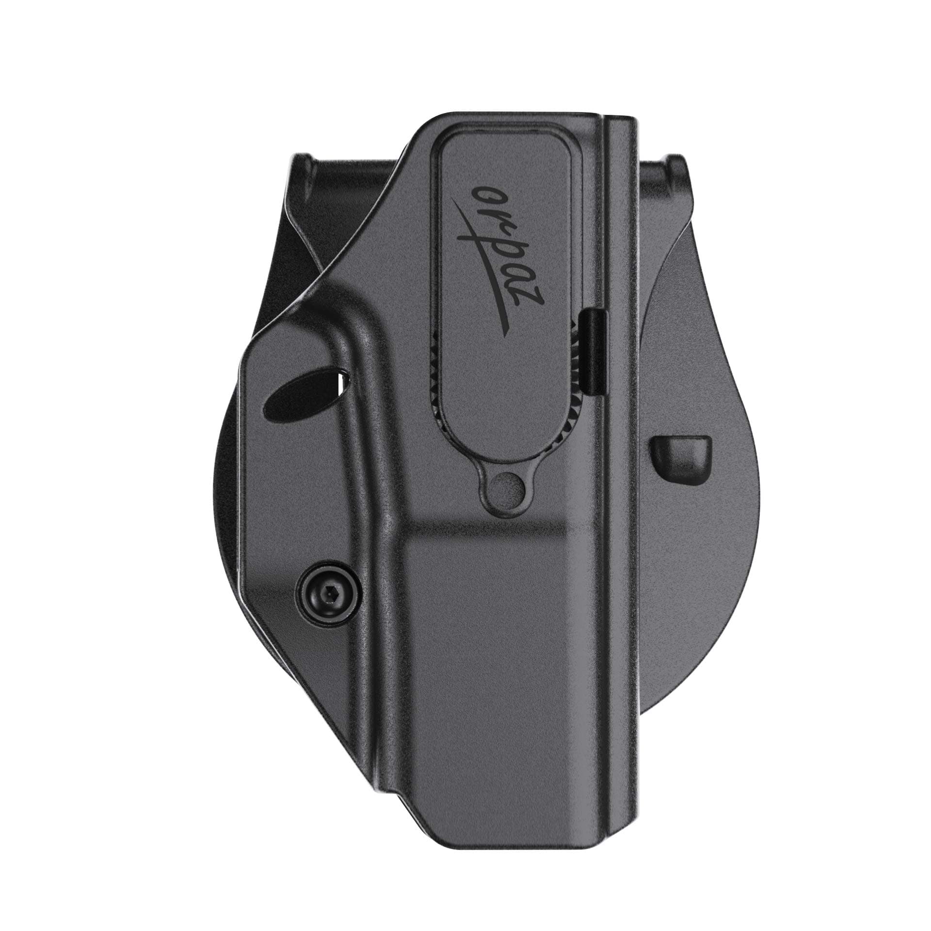 Glock 43X Holster, Right Hand IWB with OWB Paddle Attachment, Black