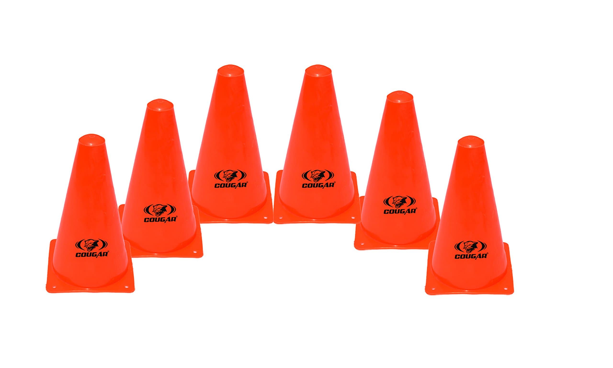 Cougar Sports Training 9 inches Marking Cones - Set of 6