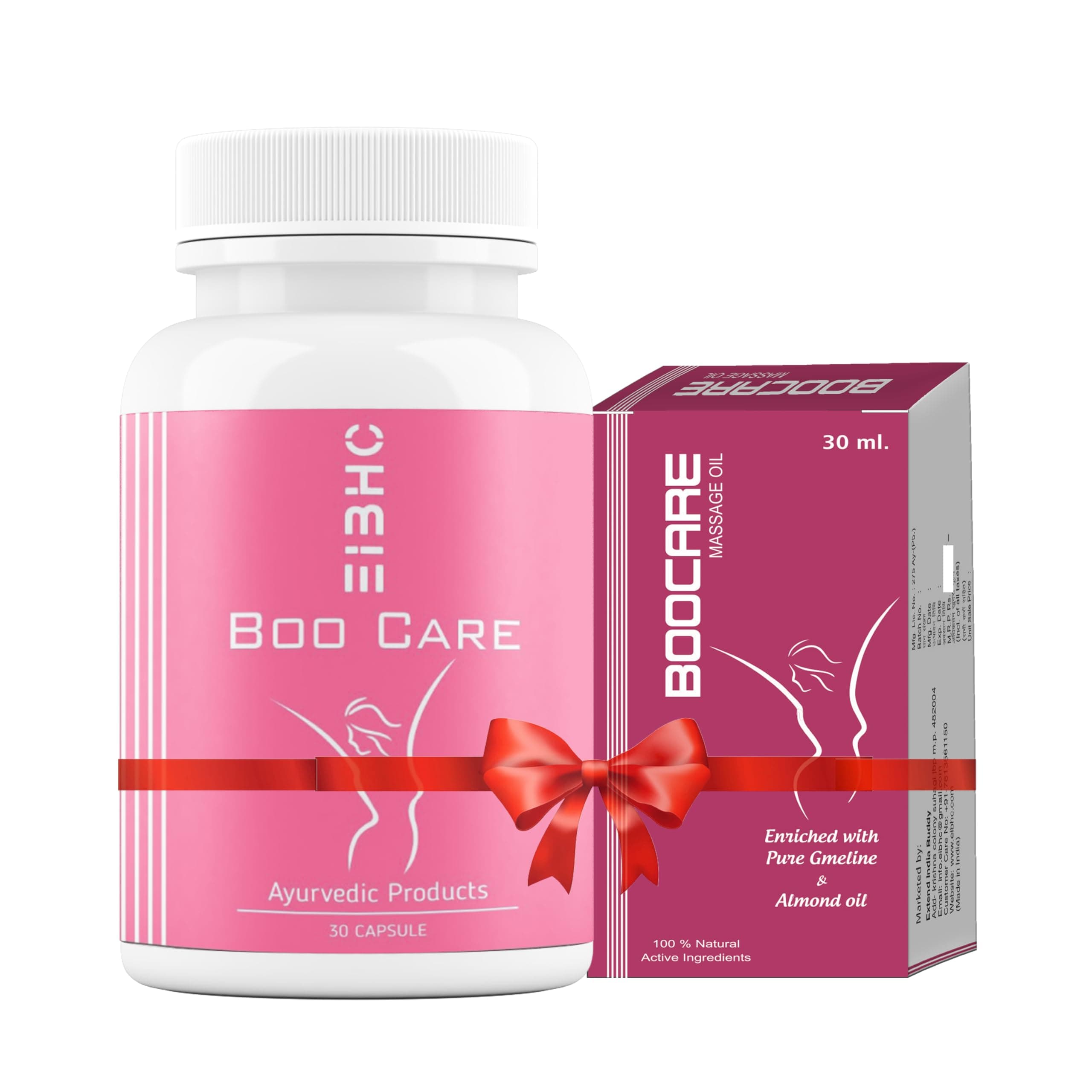 EIBHC Ayurvedic Boocare Massage oil 30ml and Capsule (30NOS) for Women