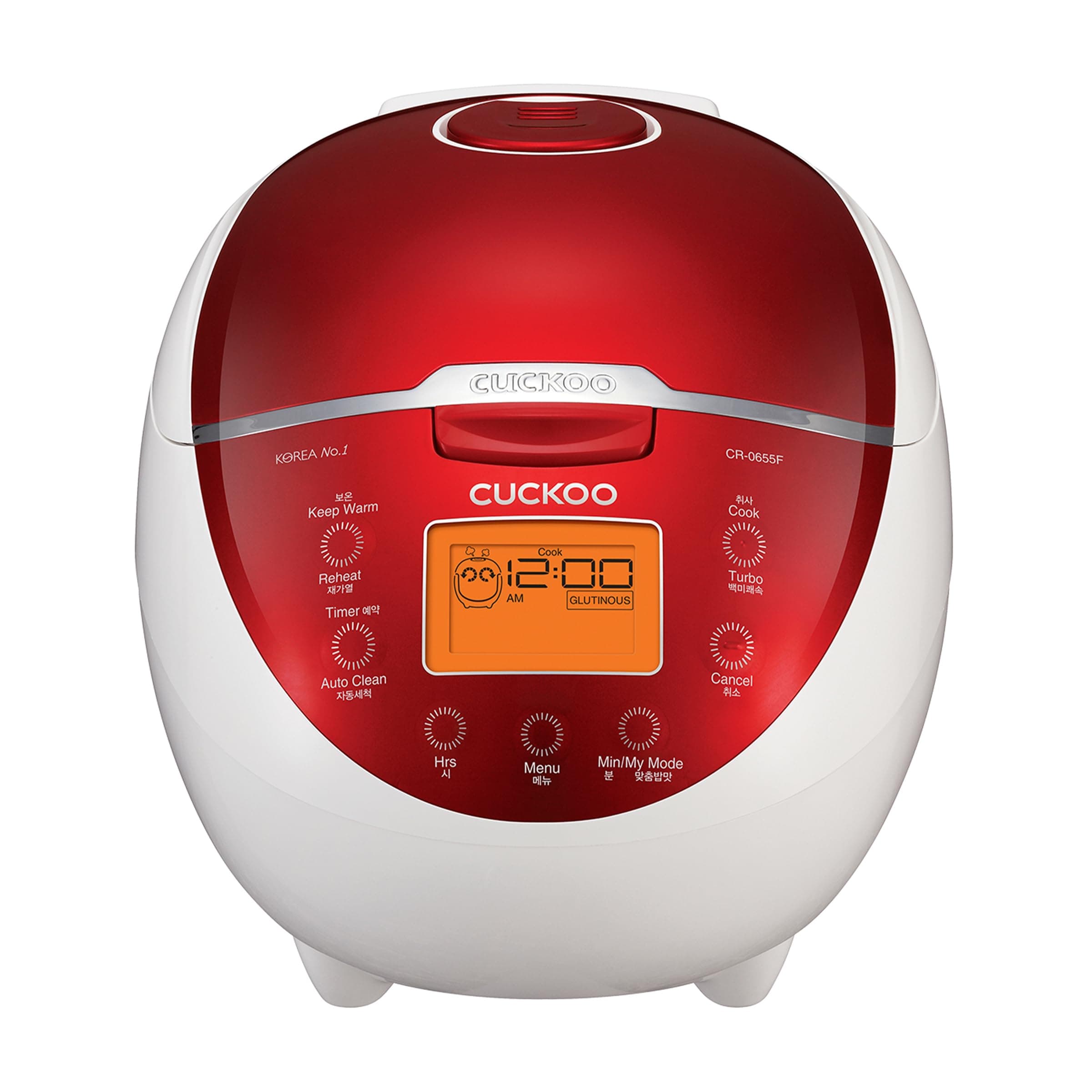 Micom Rice Cooker 6 Cup Uncooked / 12 Cup Cooked, Fuzzy Logic Rice Maker with Delay Timer & Keep Warm Setting, Versatile Food Steamer for Cooking, Non-Stick Inner Pot, Red (CR-0655F)