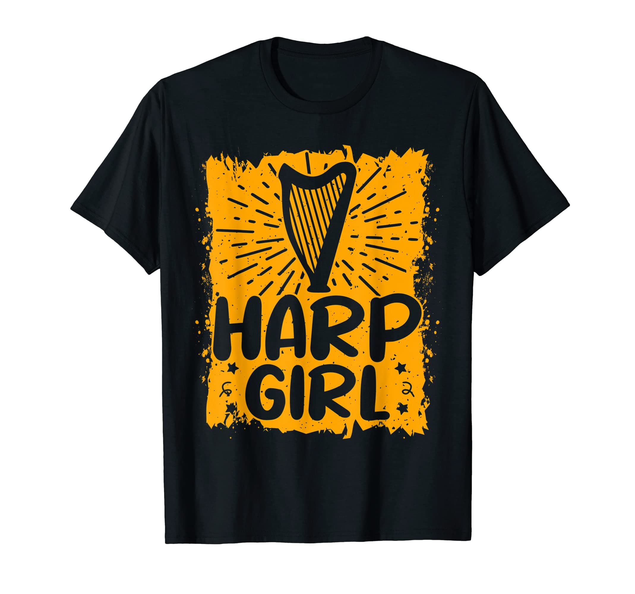 Harpist Gift & Harp Lovers & Orchestra MusicianHarp Player Girl Pun, Music & Instrument, Funny Harpist T-Shirt