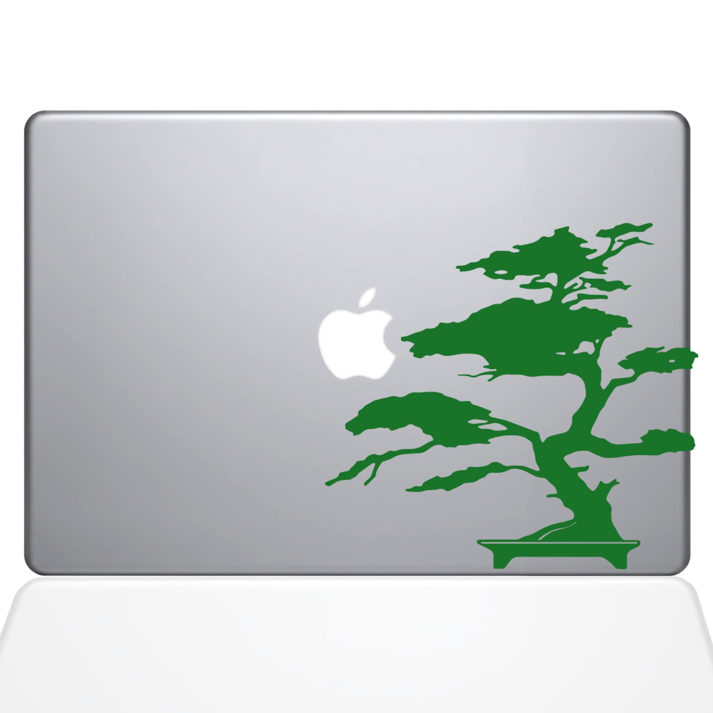 The Decal Guru 2095-MAC-15X-LG Bonsai Tree Decal Vinyl Sticker, Green, 15" MacBook Pro (2016 & Newer)