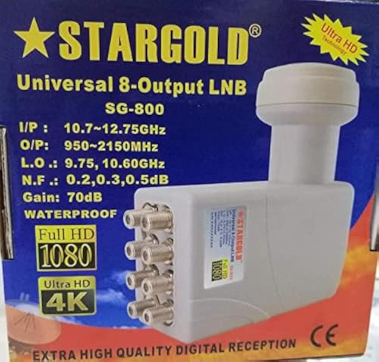 StarGold 8 output LNB. SG 800