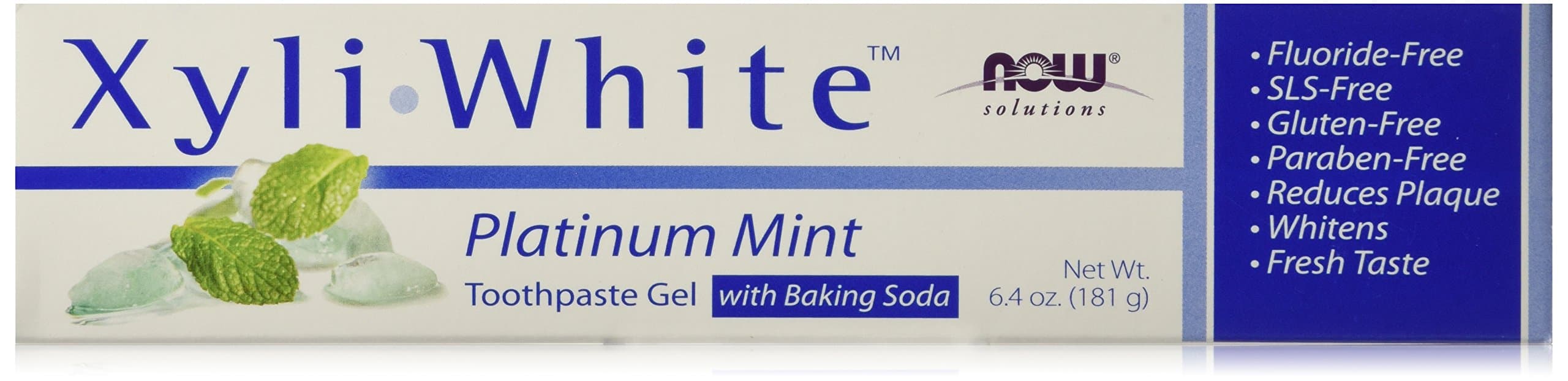 Xyliwhite, Baking Soda Toothpaste, Platinum Mint, 6.4-Ounces Pack of 4