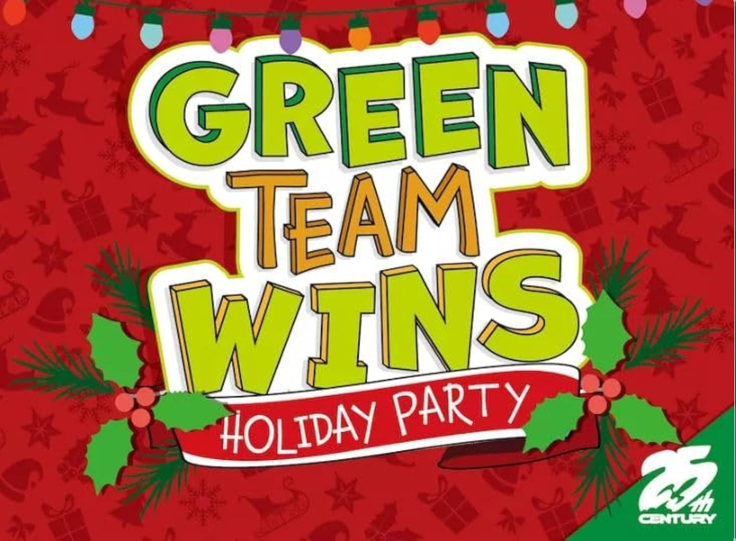 Green Team Wins: Holiday Party, Christmas Themed Expansion to The Hit Party -