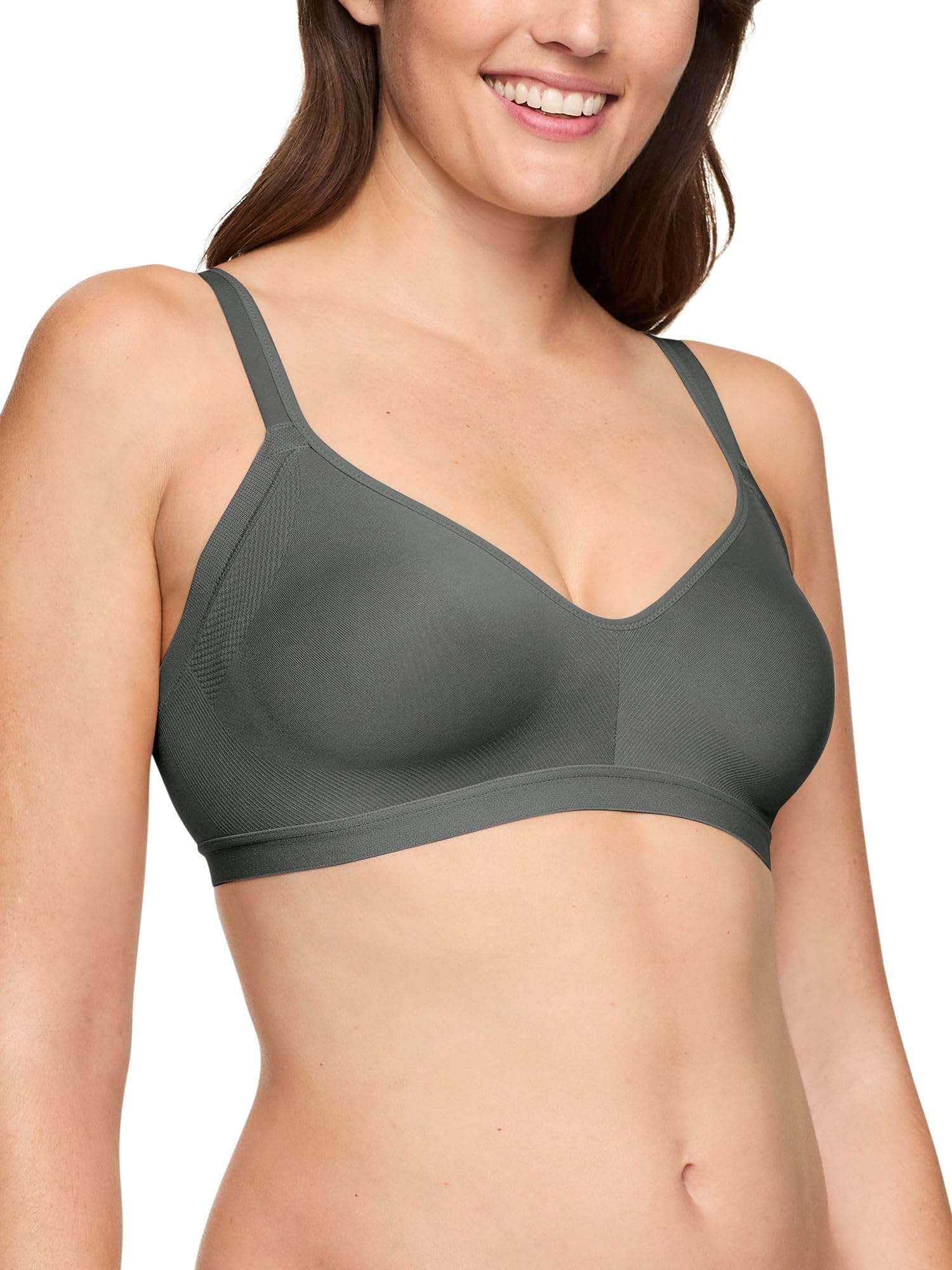 Warner's Womens Blissful Benefits Women's Underarm-Smoothing with Seamless Stretch Wireless Lightly Lined Comfort Bra