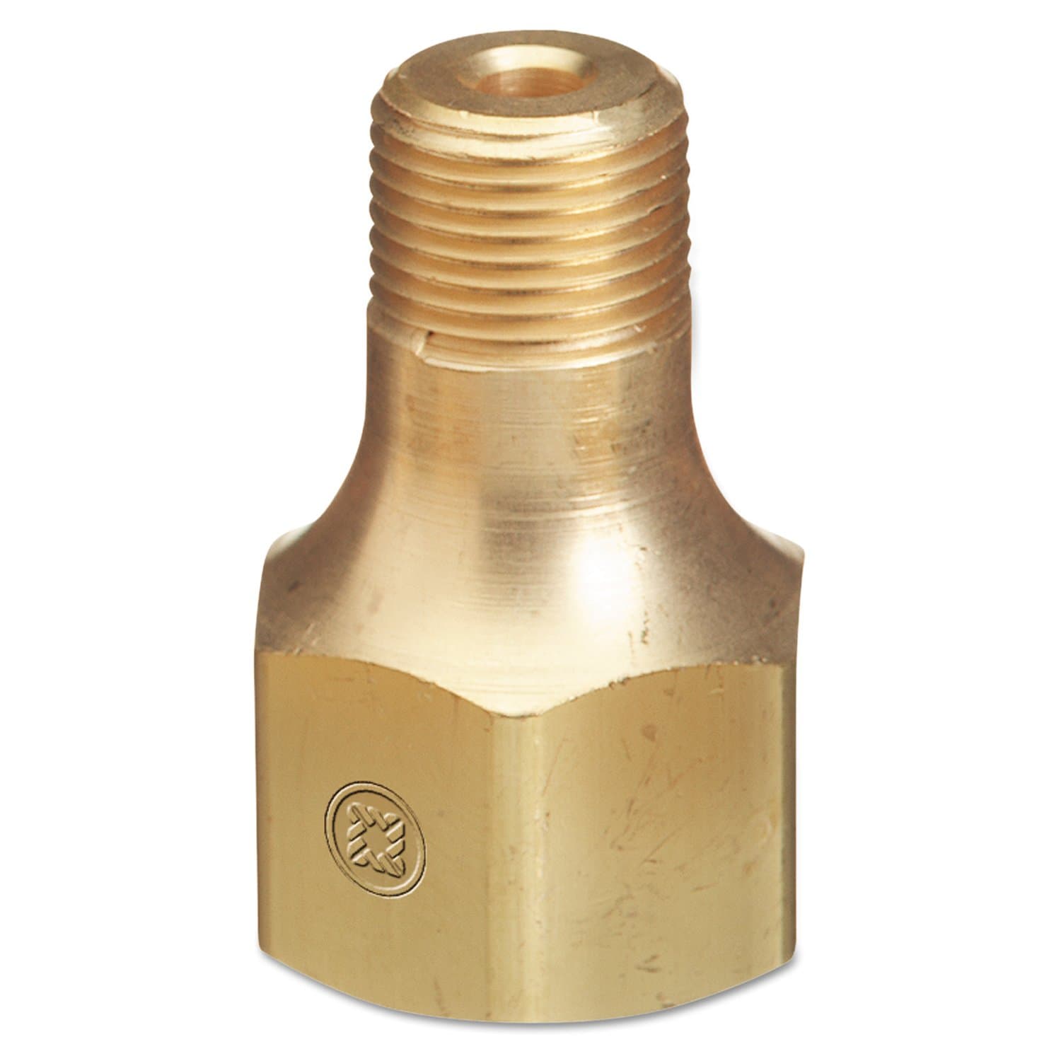 Western Enterprises B-72 Male NPT Outlet Adapters for Manifold Pipelines, Argon/Helium/Nitrogen, 1/2", Female/male Connection, 0.5 Length