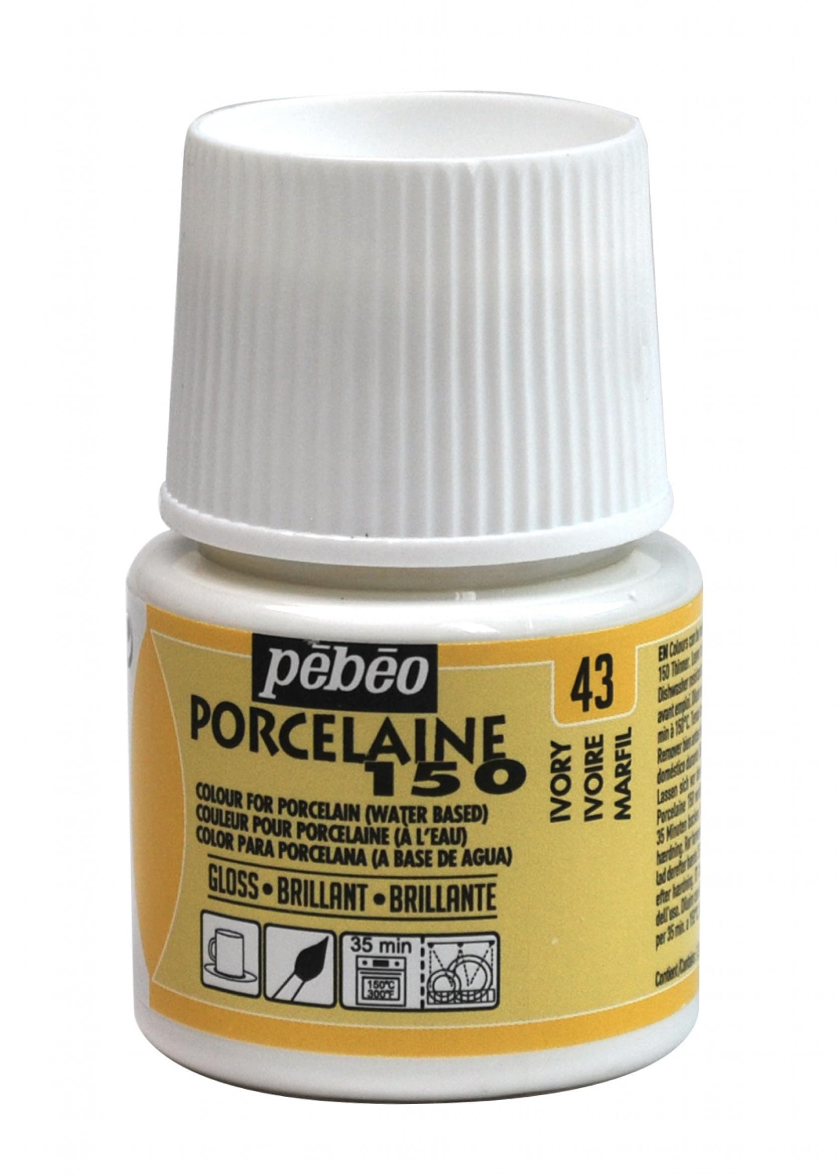 024-043 Porcelaine 150 Paint, 45 ml, Ivory