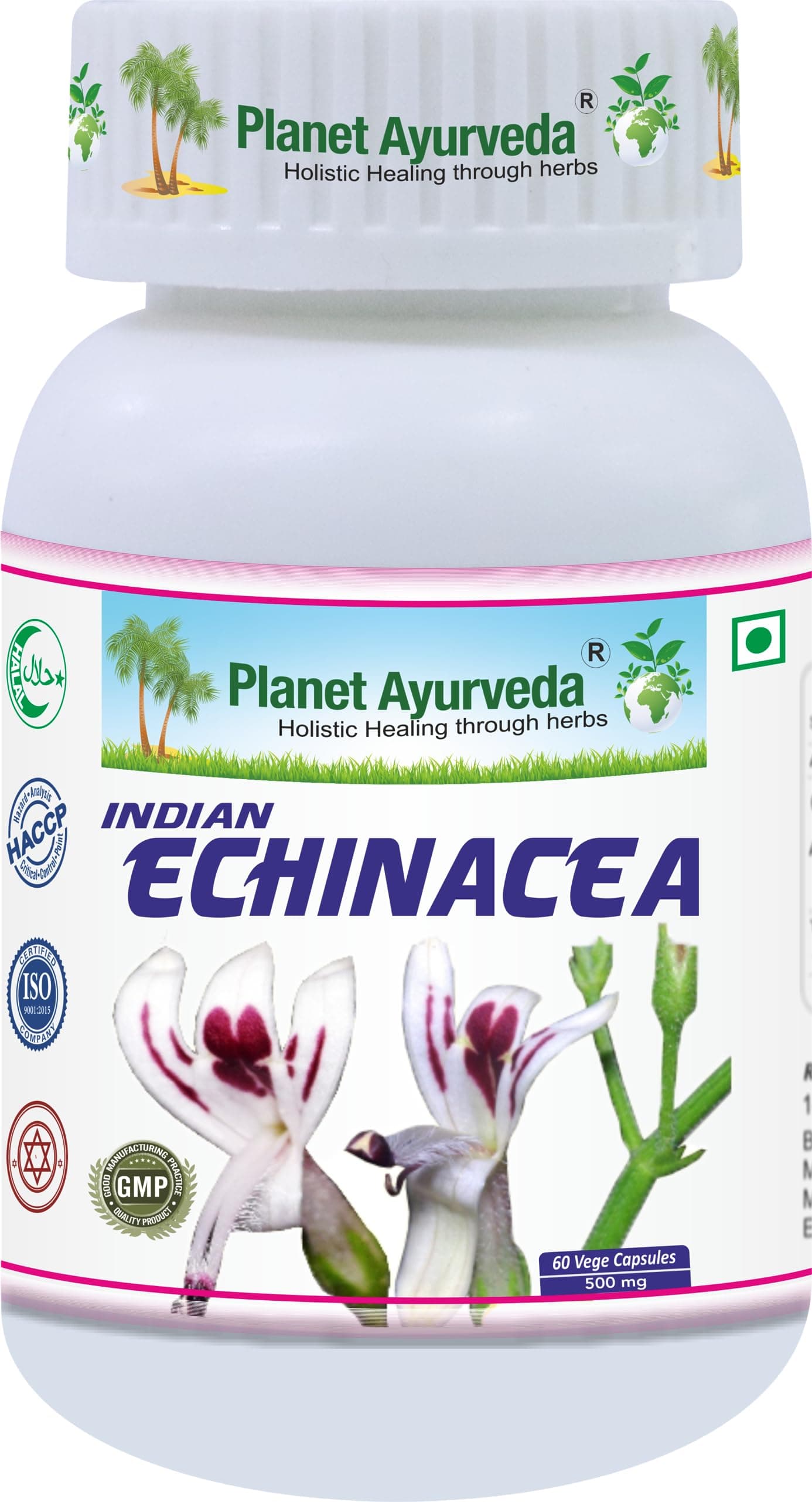 Planet Ayurveda Indian Echinacea Capsules - 60 Capsules | Removes Liver Toxins | Protects Liver Health | Detox Supplement for Men & Women | Promotes Proper Fat Digestion |