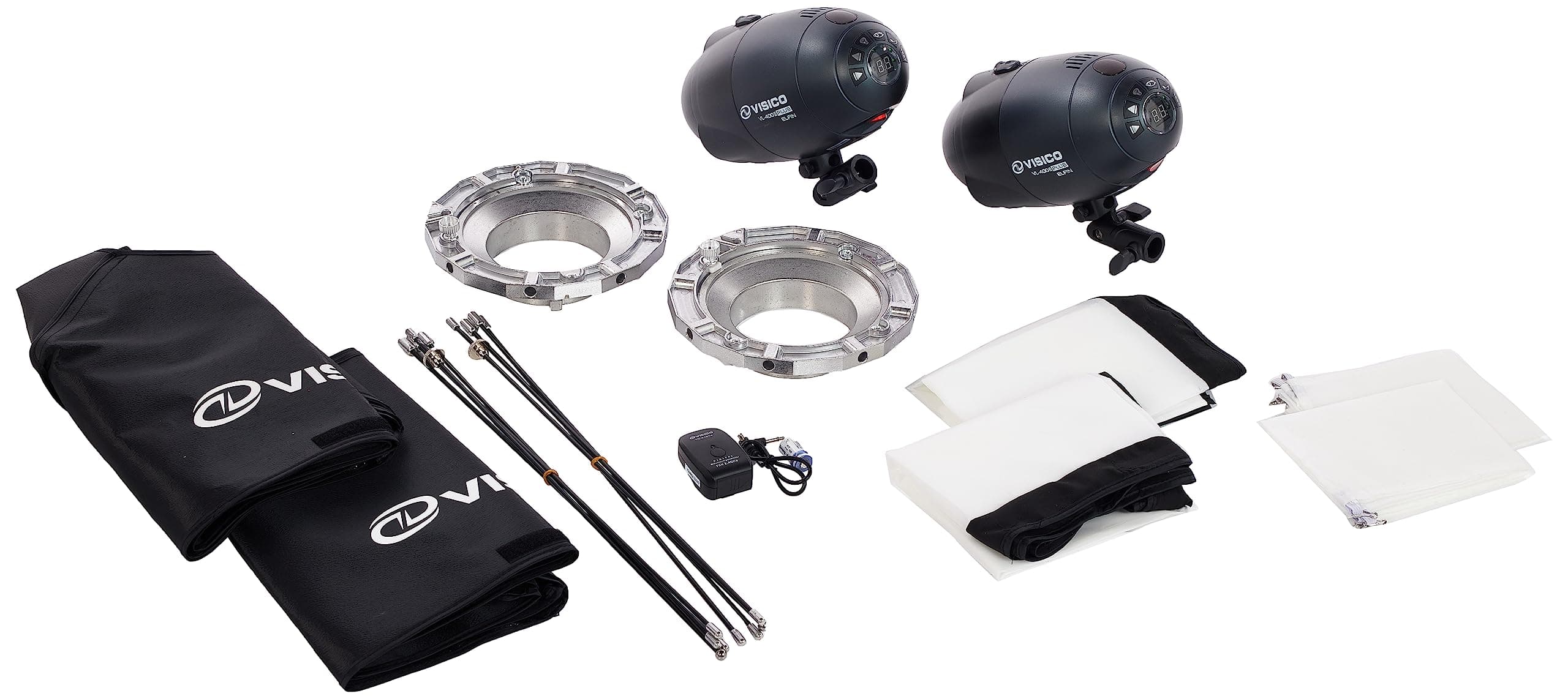 Photo Lighting Vl 400Plus Valued Kit, Black/White, VSC-116, Photo Lighting Kit