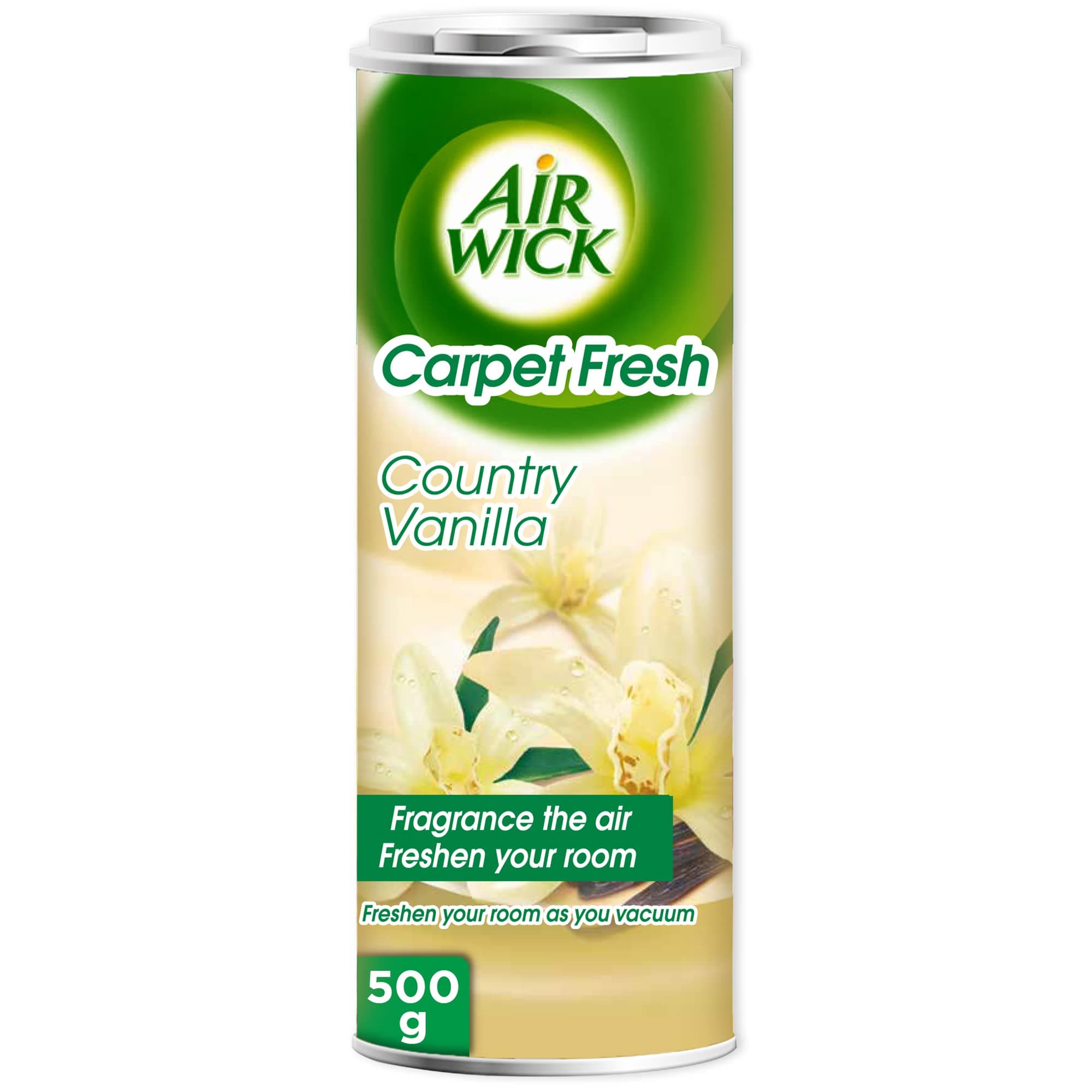 Air Wick Carpet Fresh Powder, Country Vanilla Scent, 500g - Packaging may vary