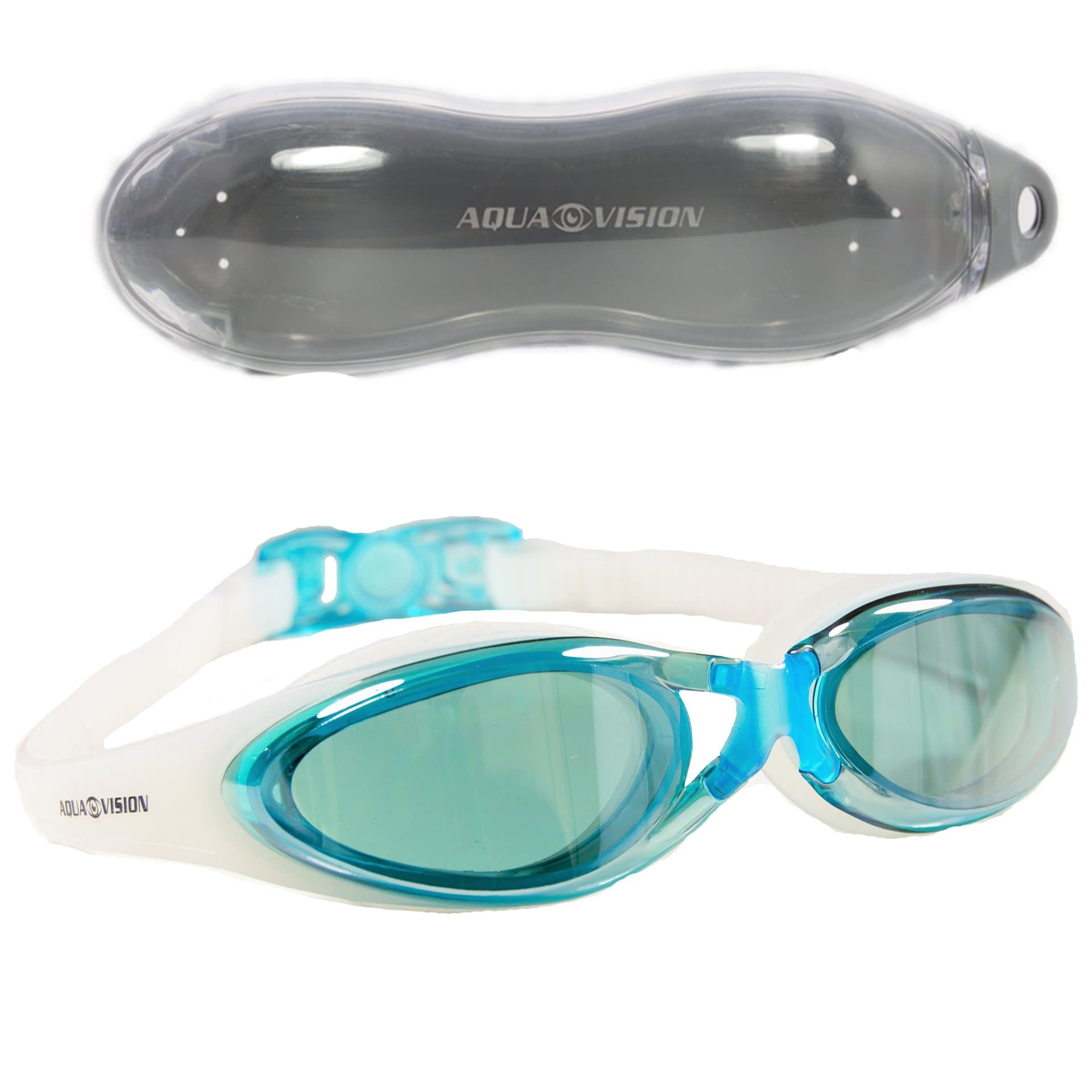 Swimming Goggles #1 Best Premium Swim Goggle used by Professionals. Latest Design Mirrored Lenses with Anti Fog Technology, Anti glare and UV Eye Protection, for indoor or outdoor use. Suitable for Men or Women, NO RISK 100% Money Back Guarantee (Aqua)