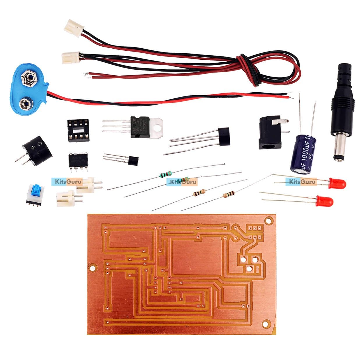 DIY Kit - Digital Touch Switch and Alarm : LGKT054 Simple Circuit Projects