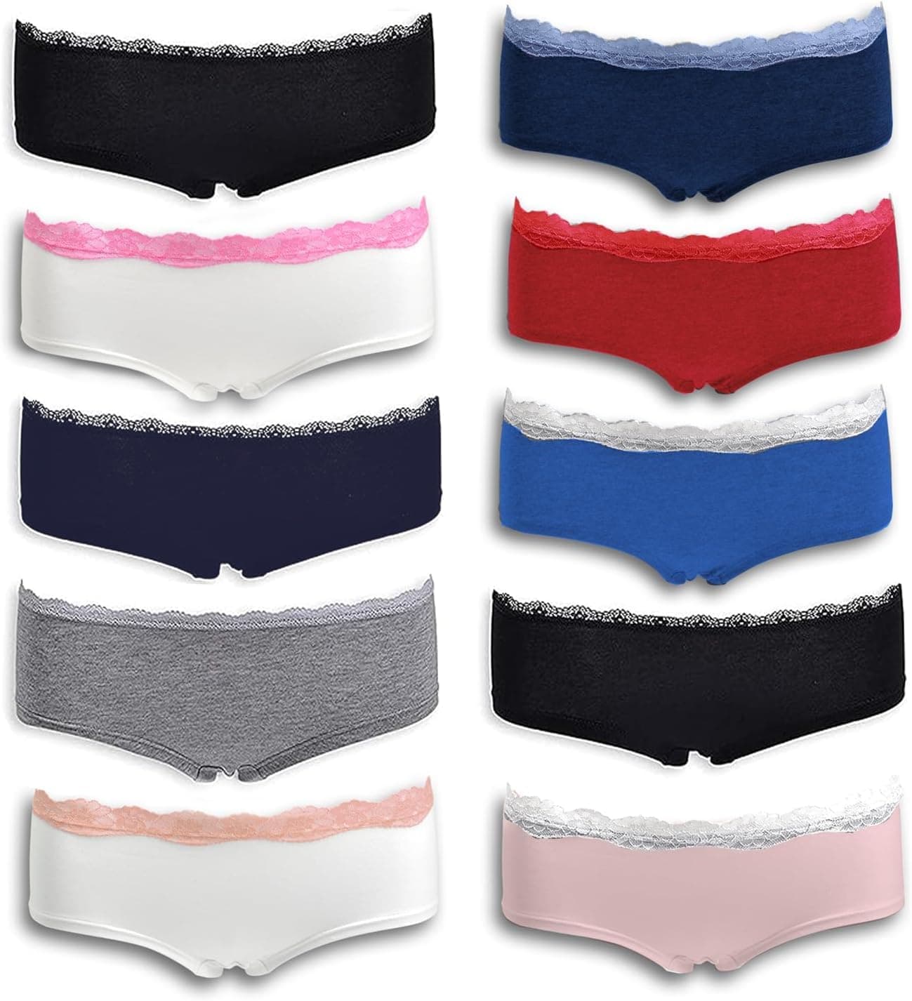 Emprella Cotton Underwear for Women, Seamless Women's Underwear Pack, Cheeky Hipster Panties