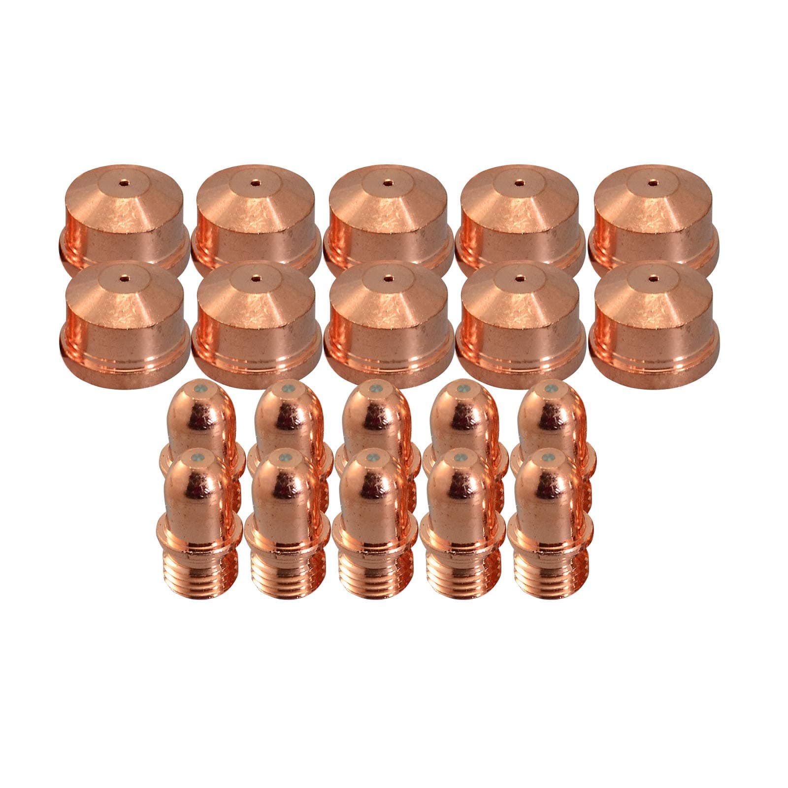 RIVERWELD PR0101 Plasma Electrodes & PD0101-14 Tips Fit A101 A141 P141 Plasma Cutter Torch 20pcs
