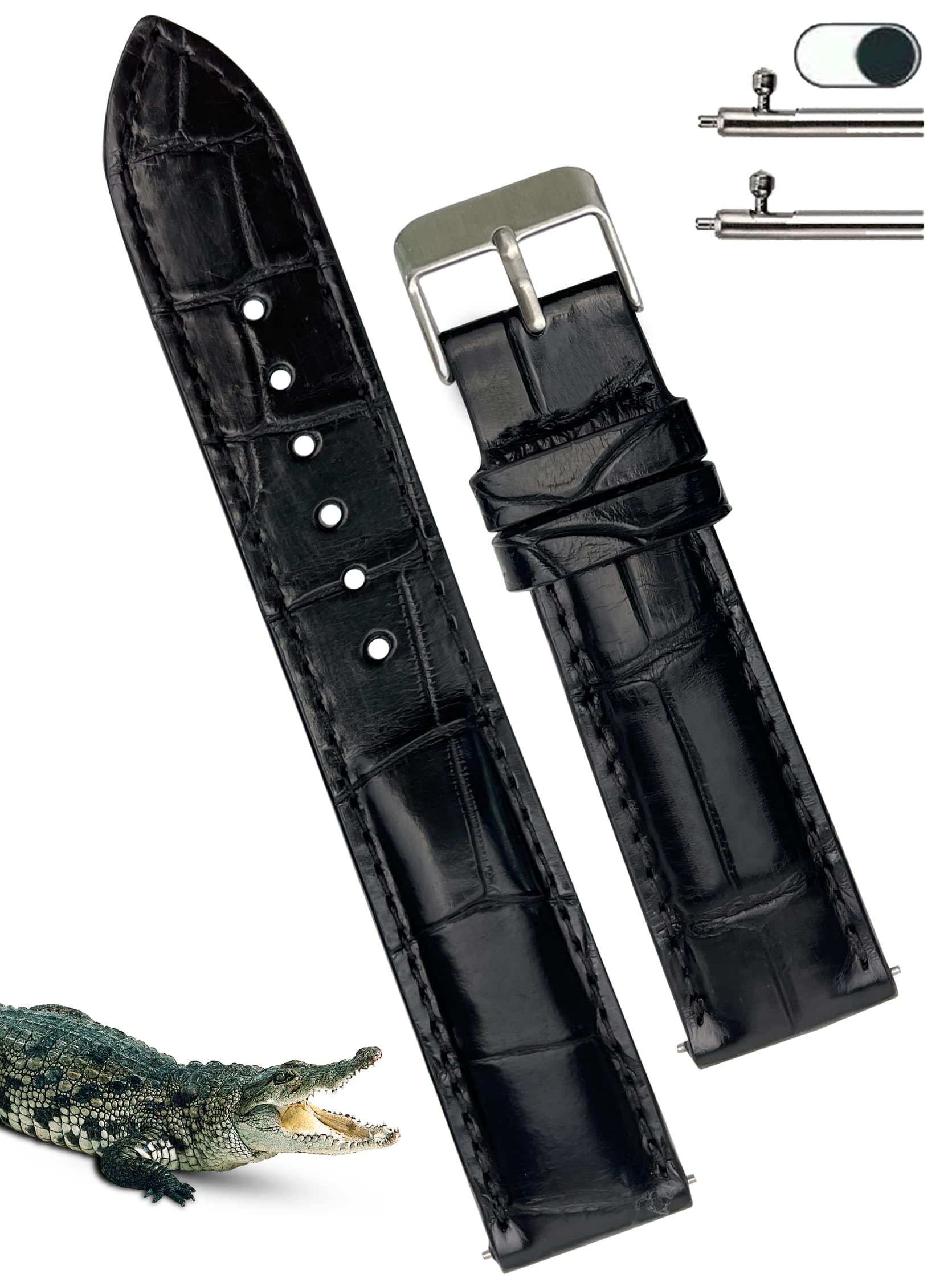 Vietnamcreations 100% Handmade Crocodile Stingray Lizard Watch strap band