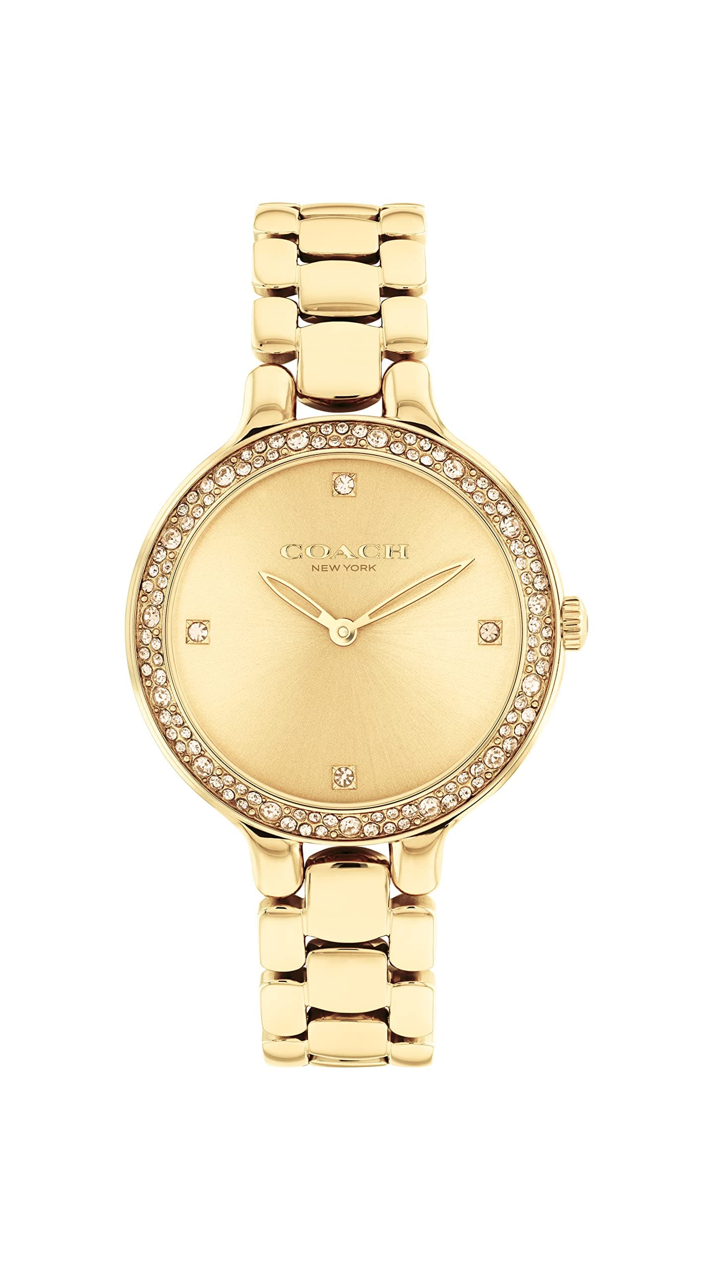 COACH Chelsea Women's Watch - 2H Quartz Bangle Watch with Enamel Signature ''C'' and Crystals - Water Resistant 3 ATM/30 Meters -Gift for Her - Premium Fashion Timepiece for All Occasions - Adjustable - 27mm