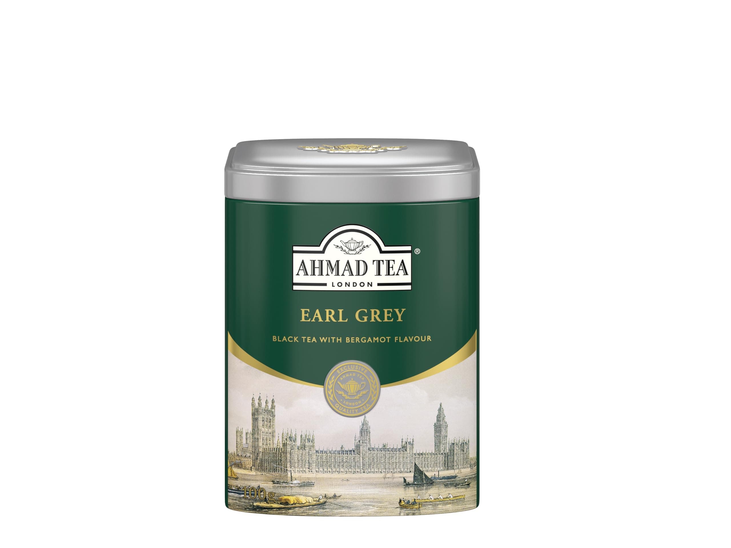 Ahmad Tea Earl Grey with Bergamot Flavour | Black tea - 100g Loose Leaf