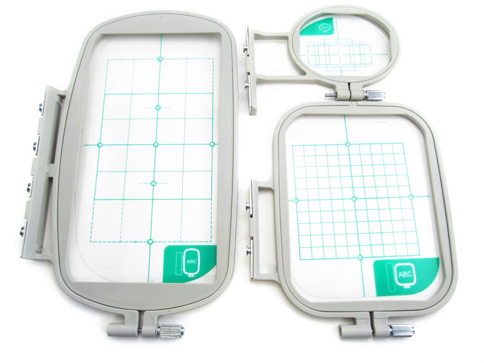 3-Piece Embroidery Hoop Set for Brother SE400 SE425 SE600 SE625 PE525 LB6800PRW Embroidery Machines