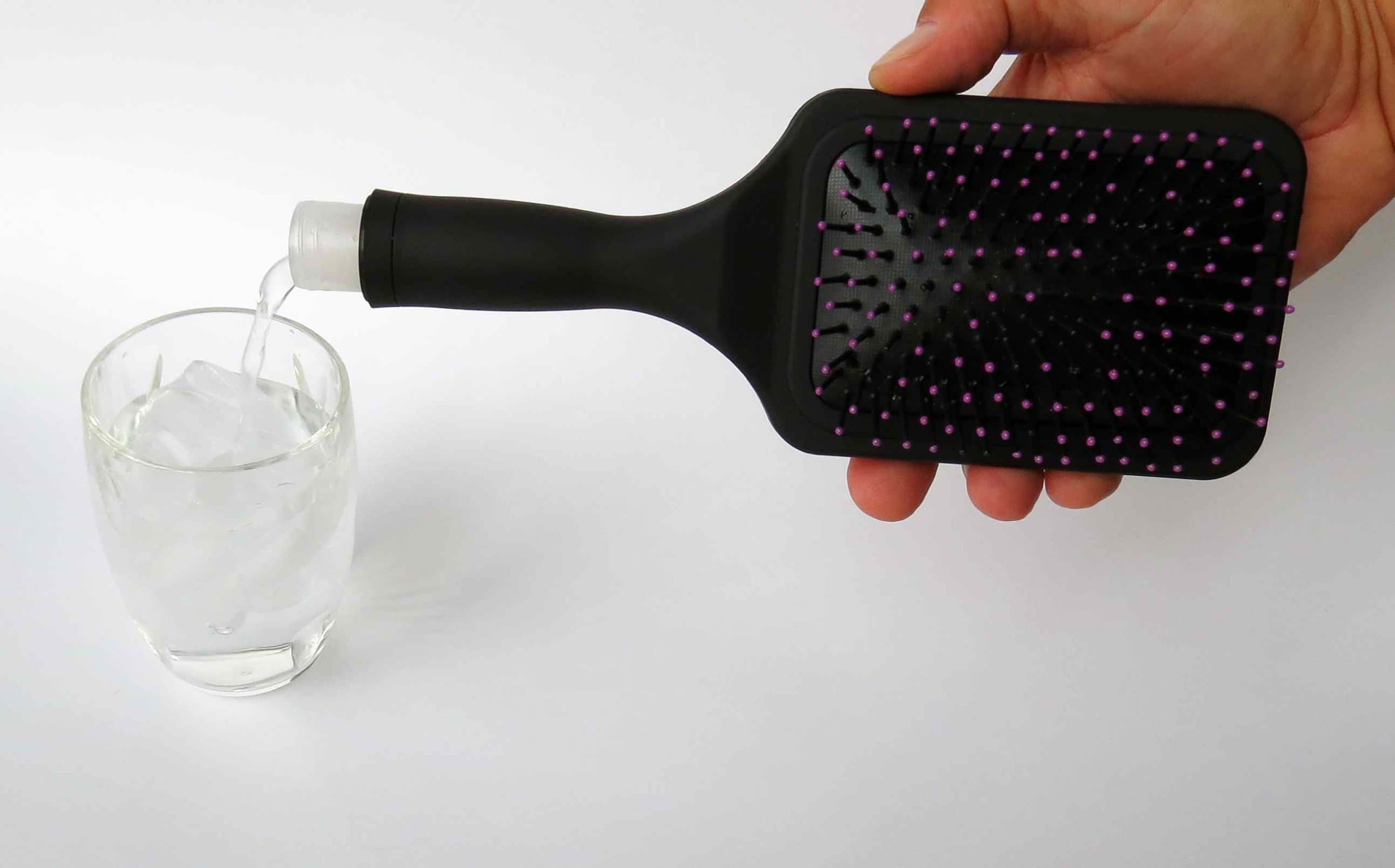 Bev-Brush Paddle Hairbrush Secret Flask – Hold 6 oz (185 ML) of Alcohol – The Best Women’s Hidden Flask
