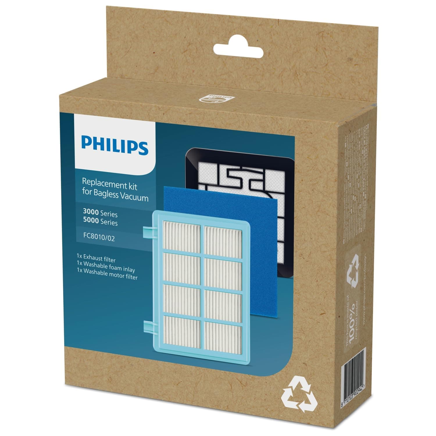 Philips Filter Replacement Kit for PowerPro Compact and Active