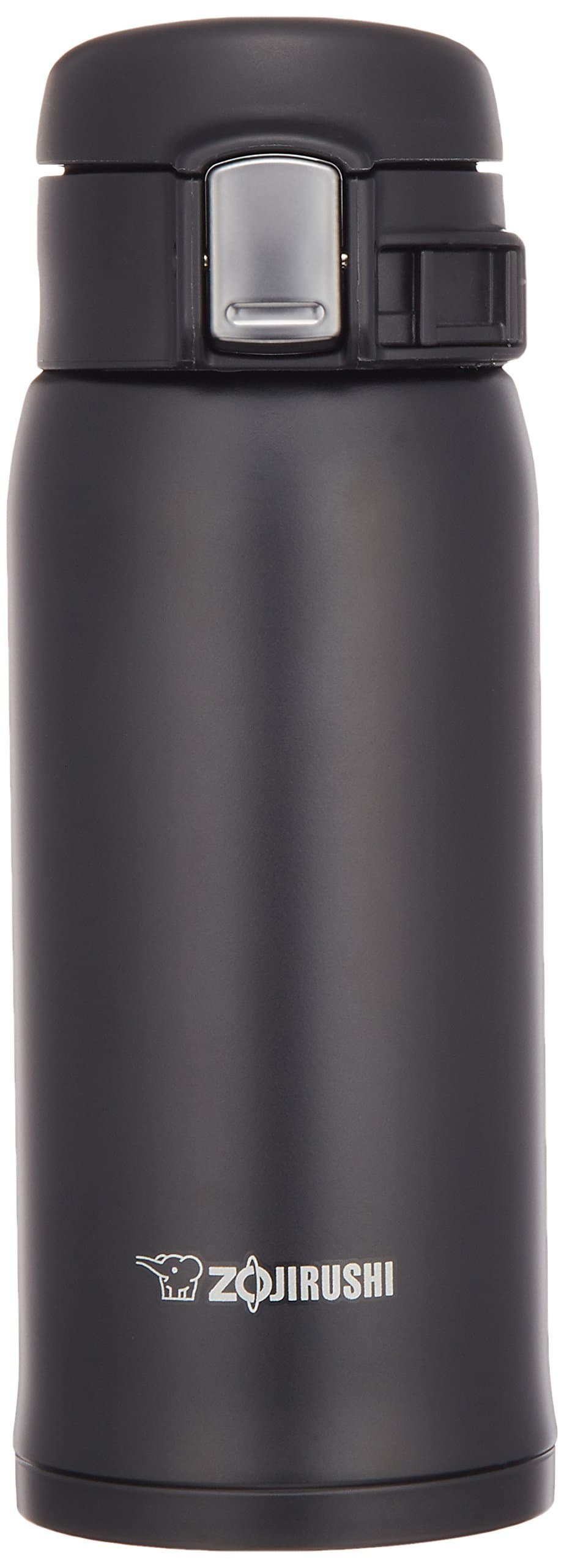Zojirushi SM-SA36BA Stainless Steel Mug, 12-Ounce, Black