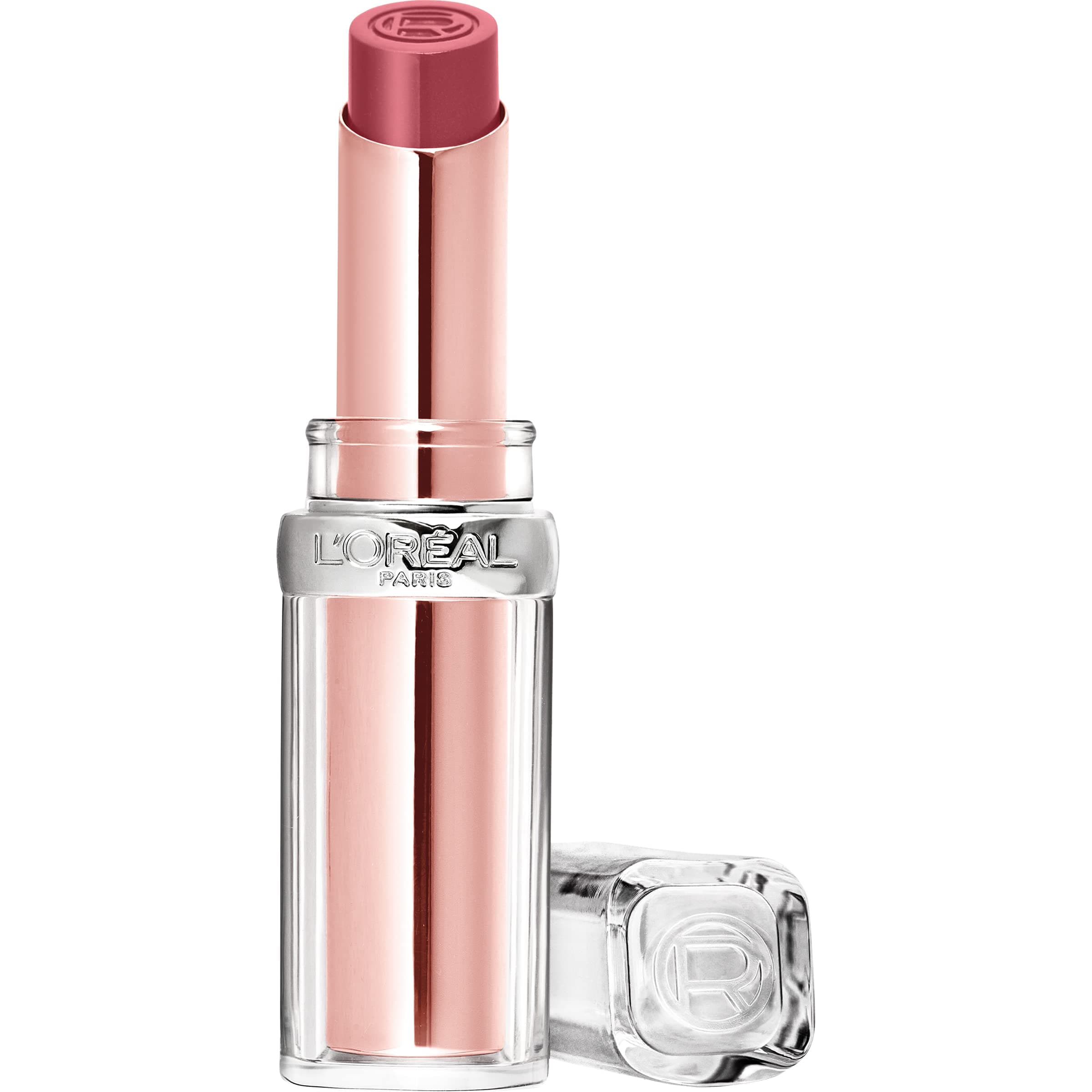 L'Oreal Paris Glow Paradise Hydrating Balm-in-Lipstick Cushiony Balm Infused with Pomegranate Extract, Blush Fantasy, 2.8 g